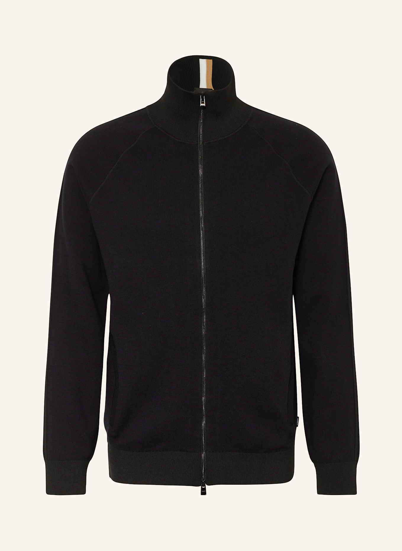 BOSS Strickjacke DOMICO: SCHWARZ