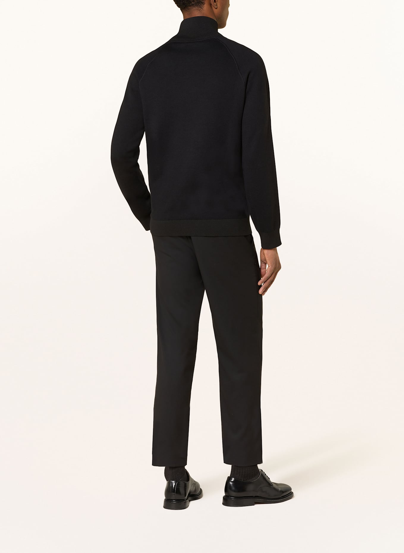 BOSS Strickjacke DOMICO: SCHWARZ