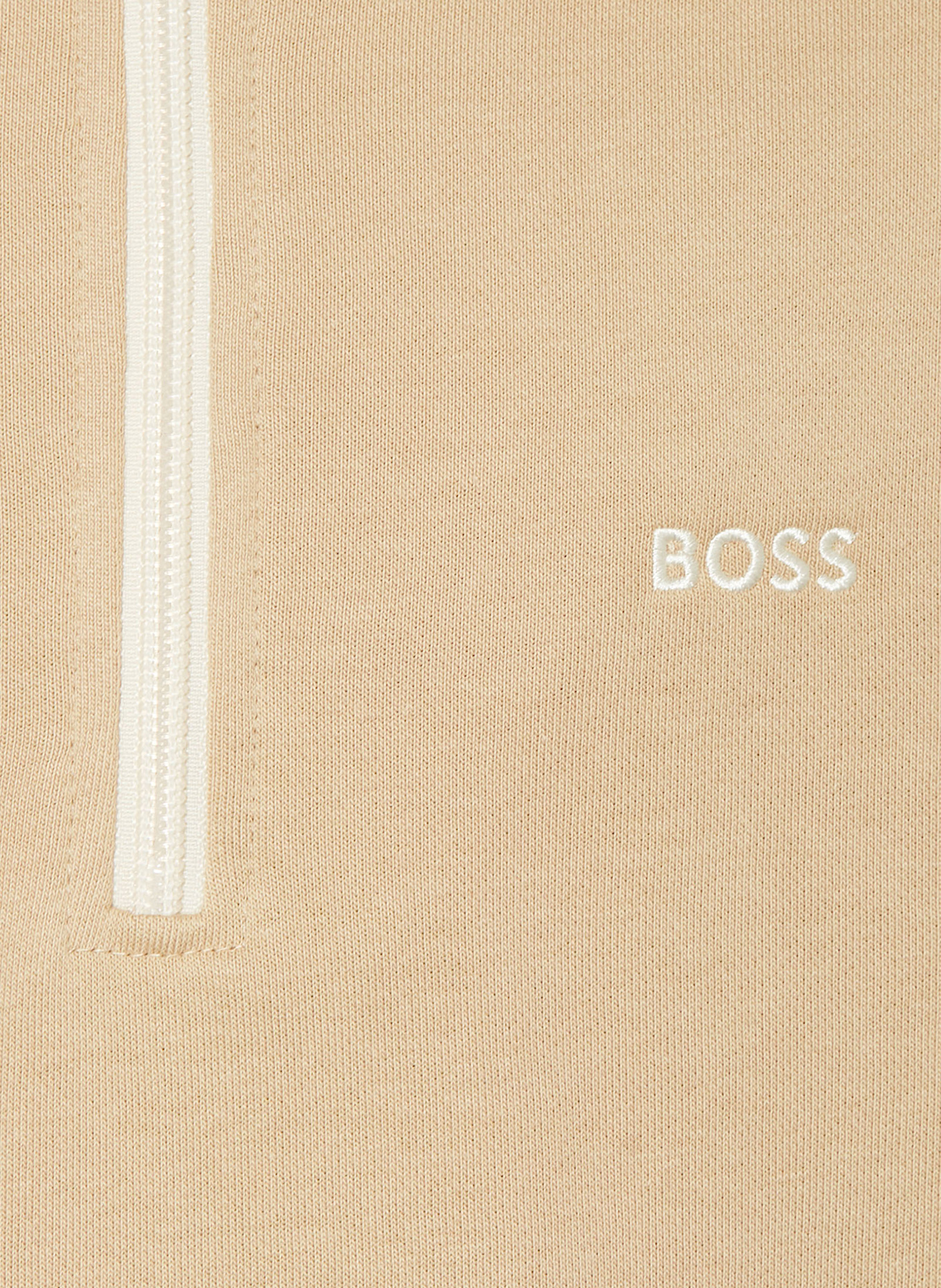 BOSS sweat à capuche: BEIGE