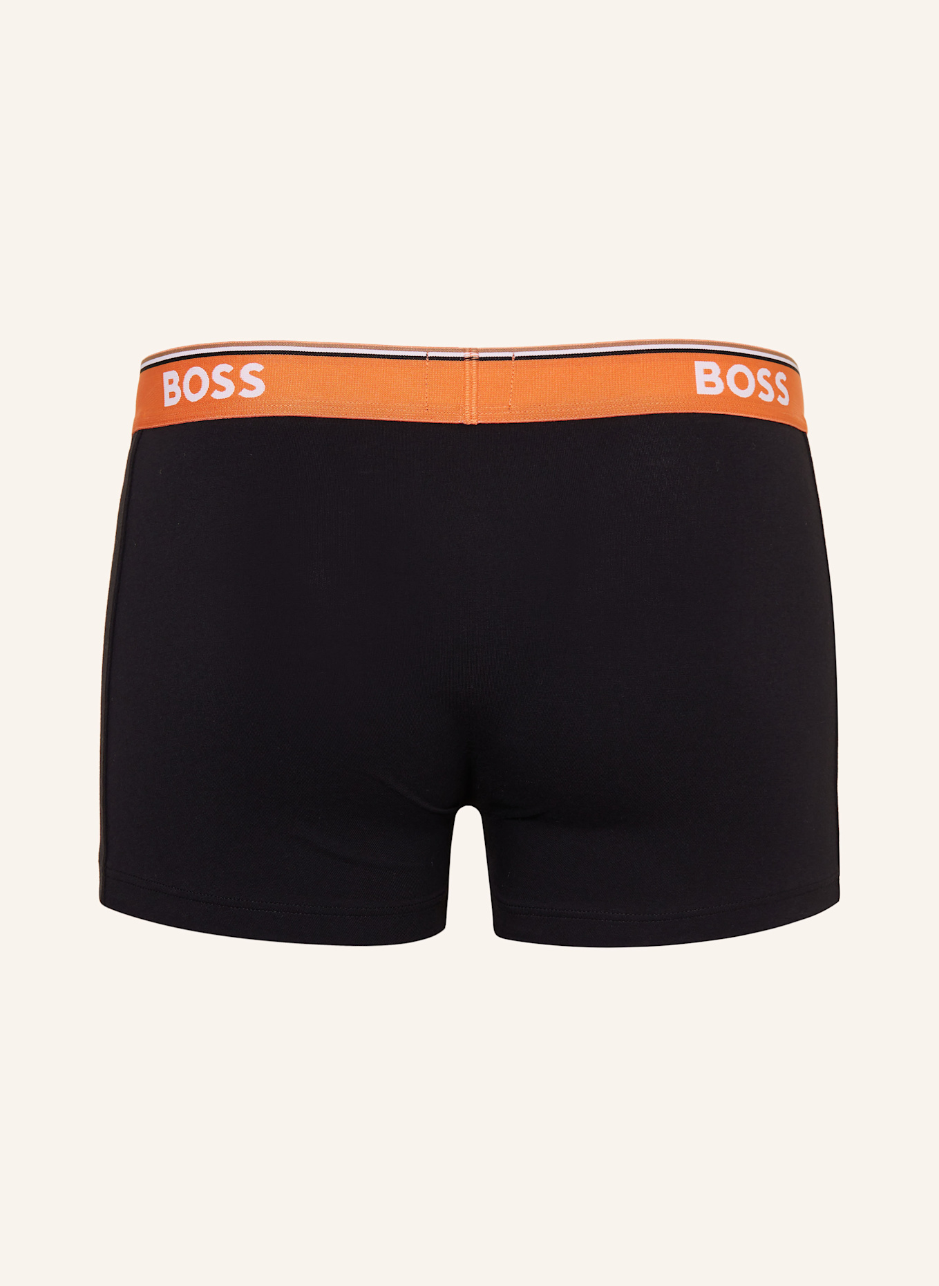 BOSS 3-pack boxer shorts POWER: BLACK/ ORANGE/ BLUE