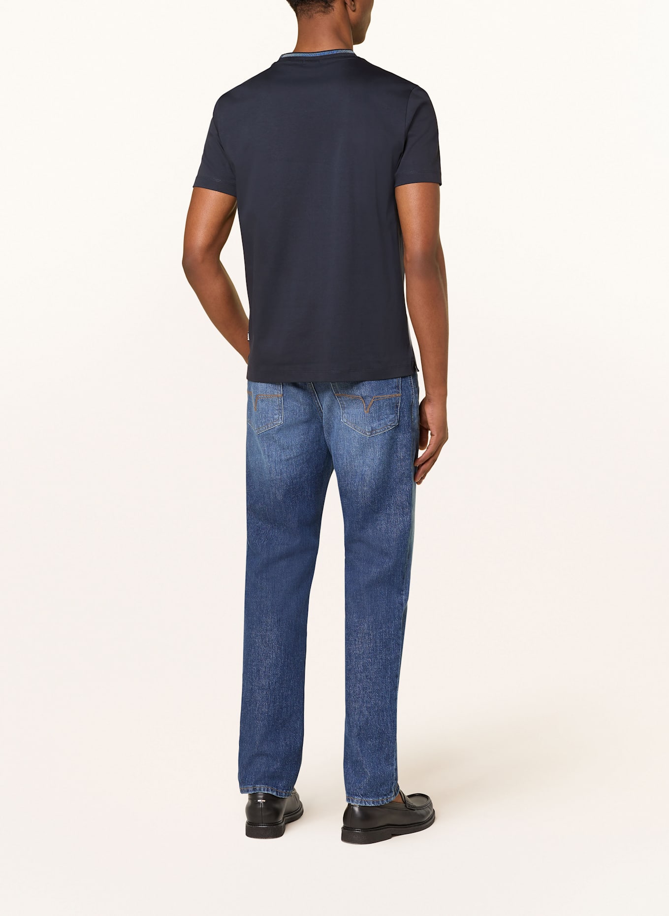 BOSS T-shirt TESSLER: DARK BLUE