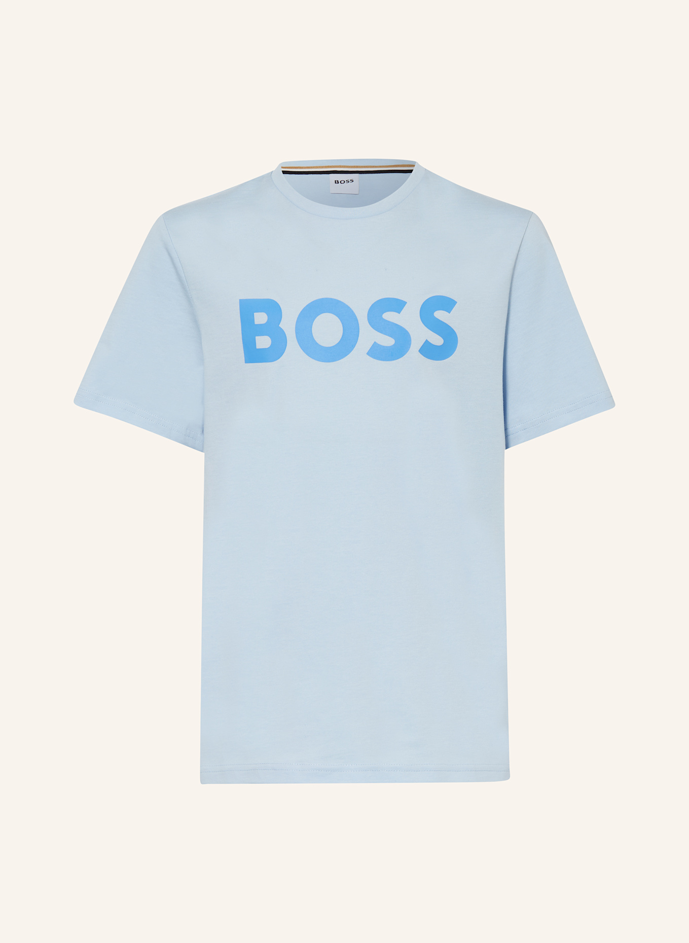 BOSS T-Shirt: HELLBLAU / BLAU