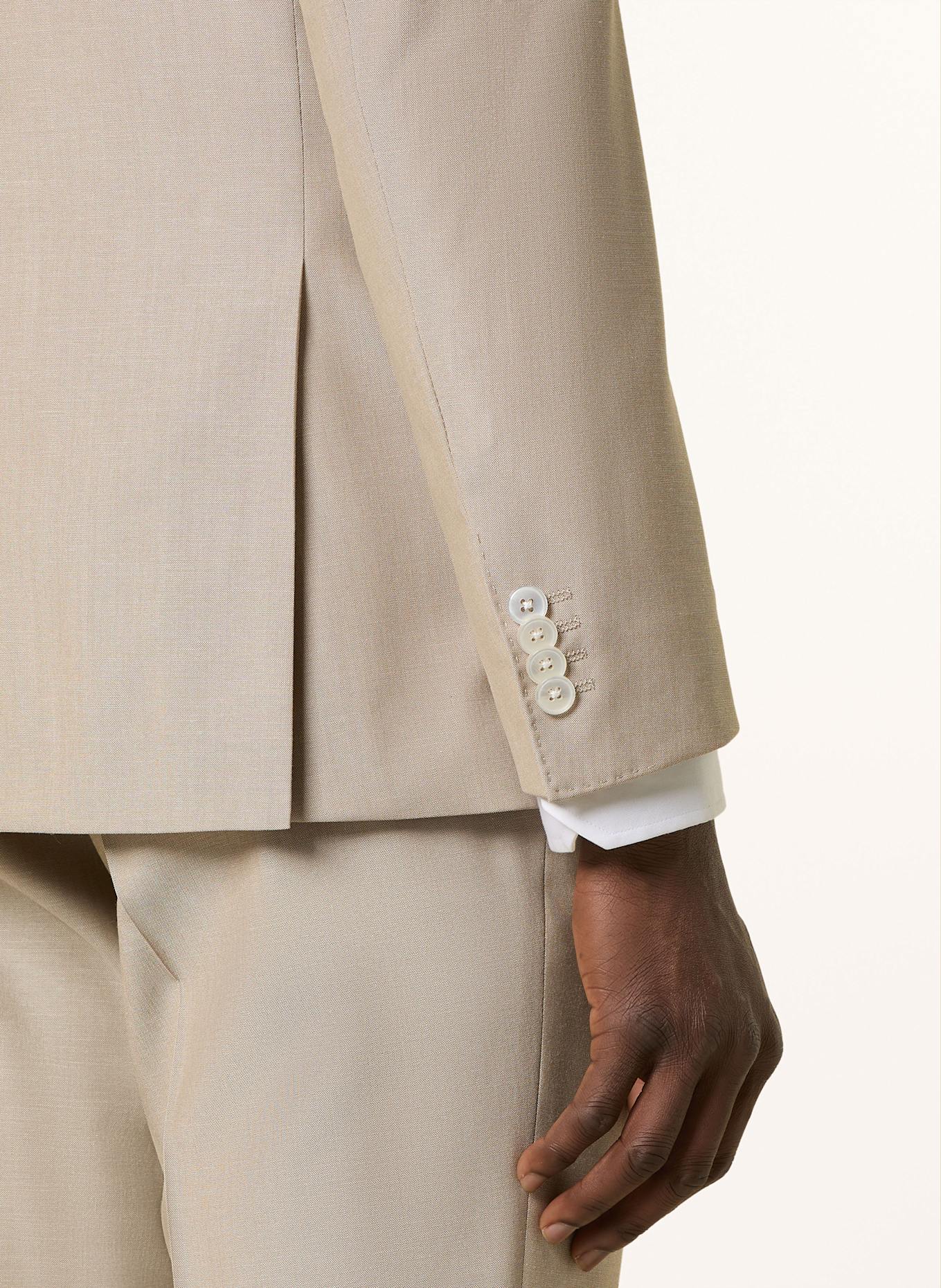 BOSS Anzug HUGE Slim Fit, Farbe: 275 LIGHT BEIGE (Bild 7)