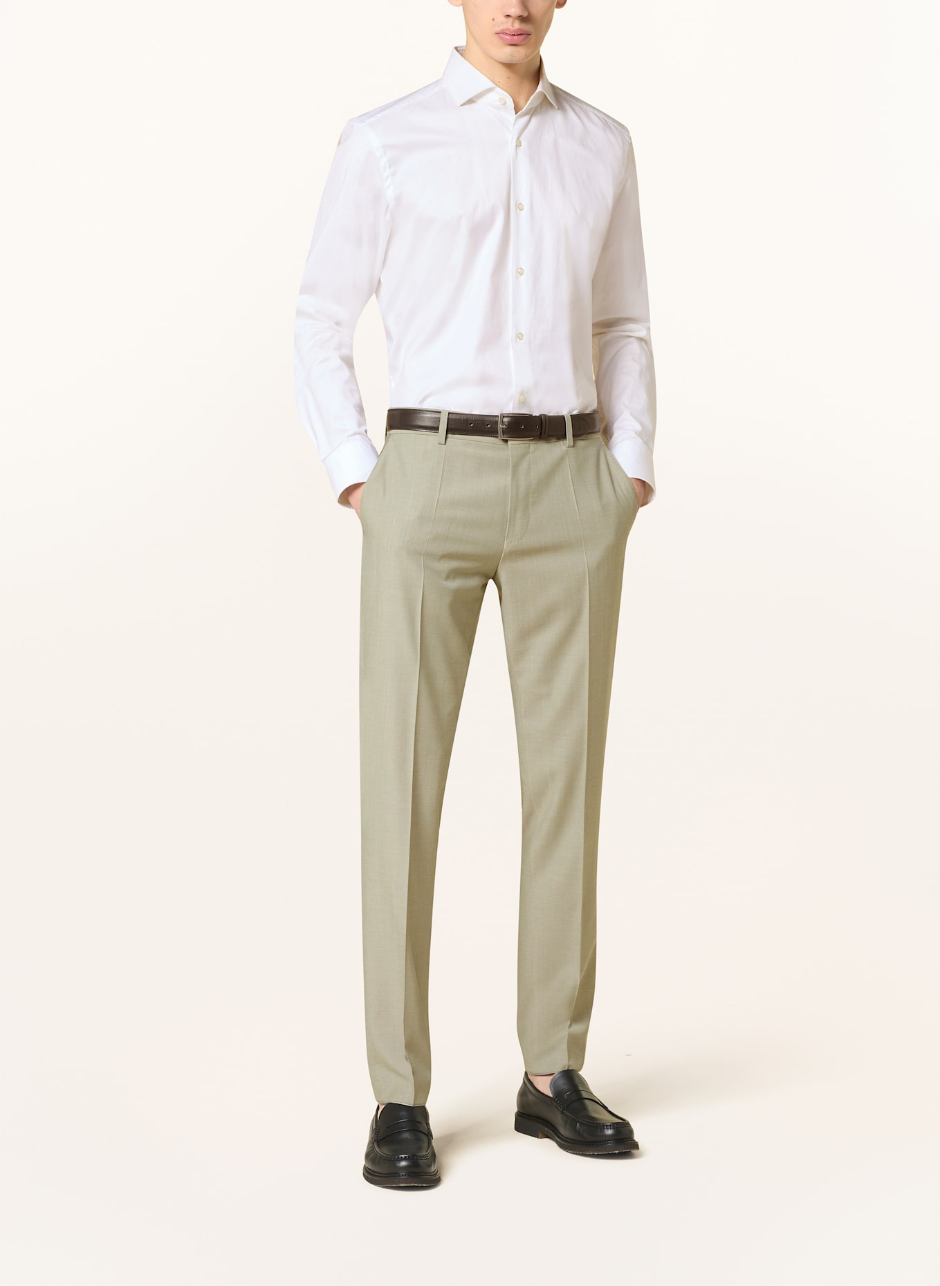 BOSS Anzug HUGE Slim Fit: HELLGRÜN