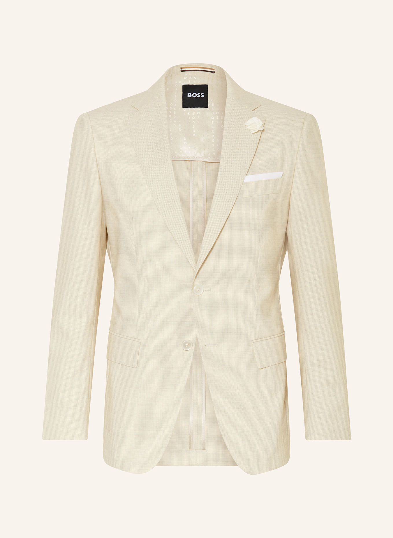 BOSS Anzugsakko HUTSON Slim Fit: 131 Open White