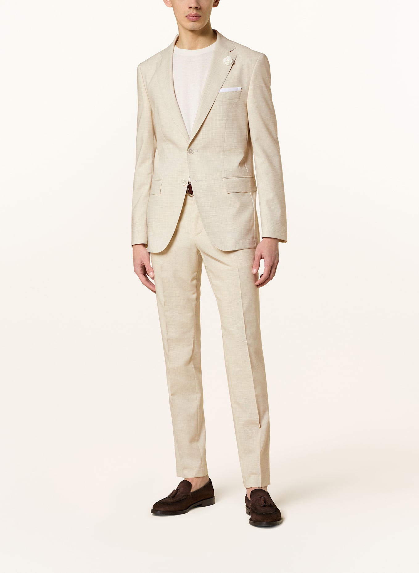 BOSS Anzugsakko HUTSON Slim Fit: 131 Open White
