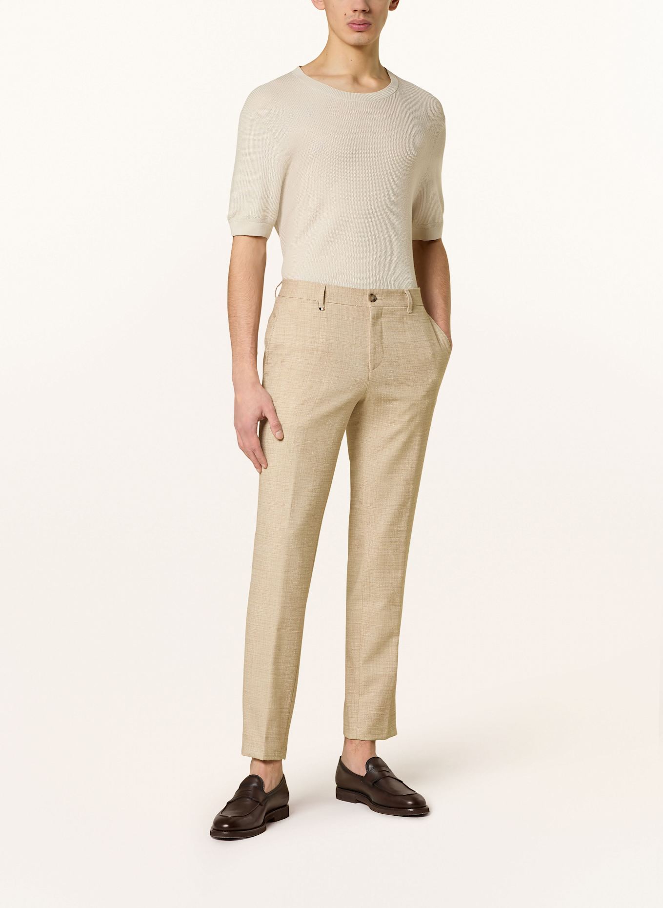 BOSS Anzughose GENIUS Slim Fit: 131 Open White