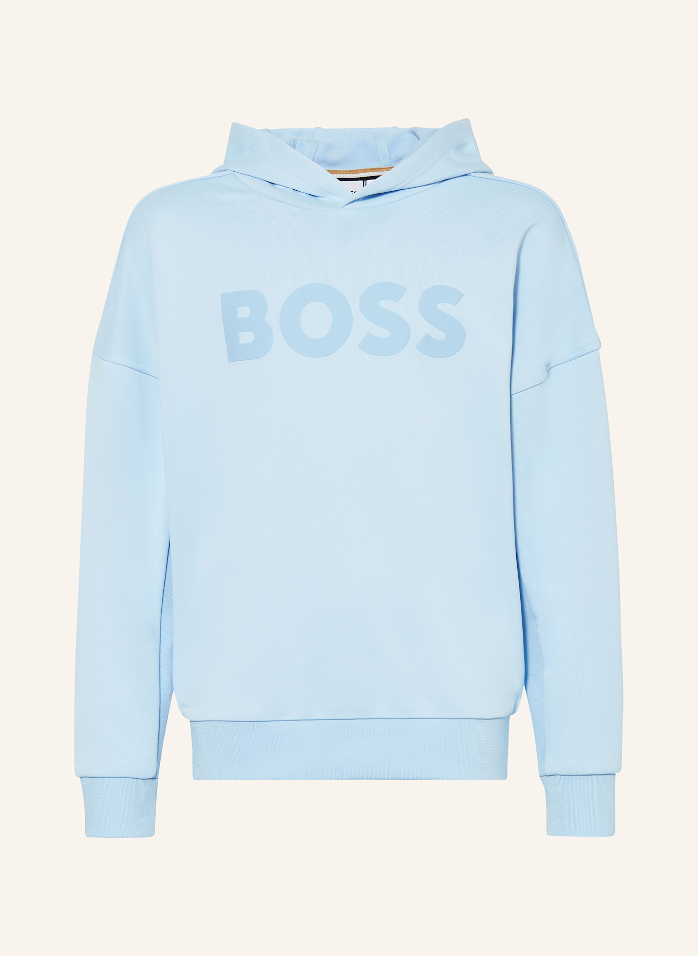 BOSS hoodie: LIGHT BLUE