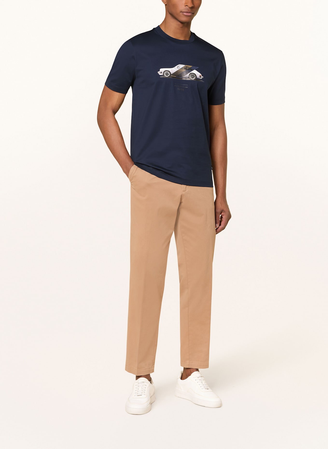 BOSS T-shirt C-THOMPSON: DARK BLUE