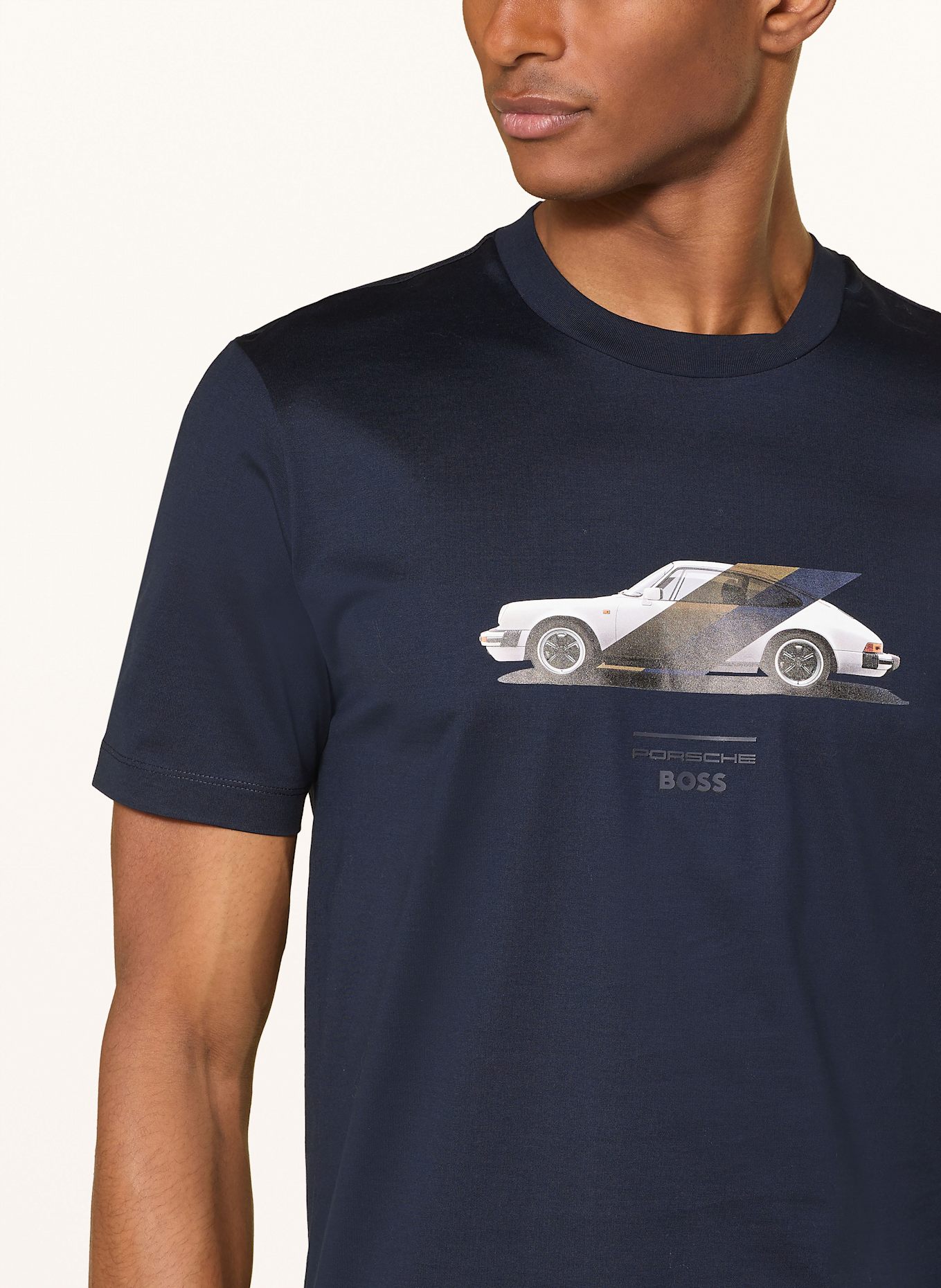 BOSS T-shirt C-THOMPSON: DARK BLUE