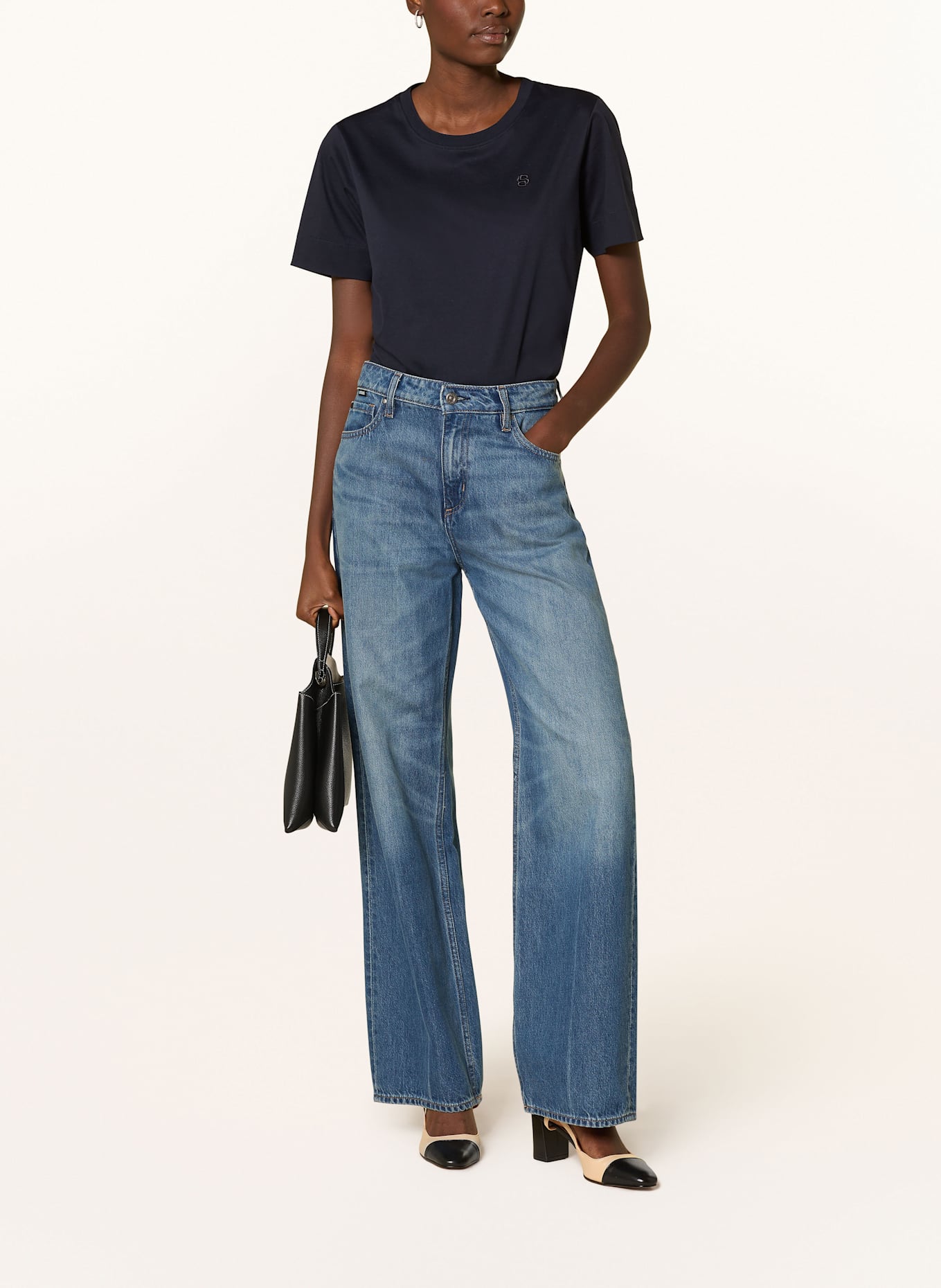 BOSS T-shirt ELPHI: DARK BLUE