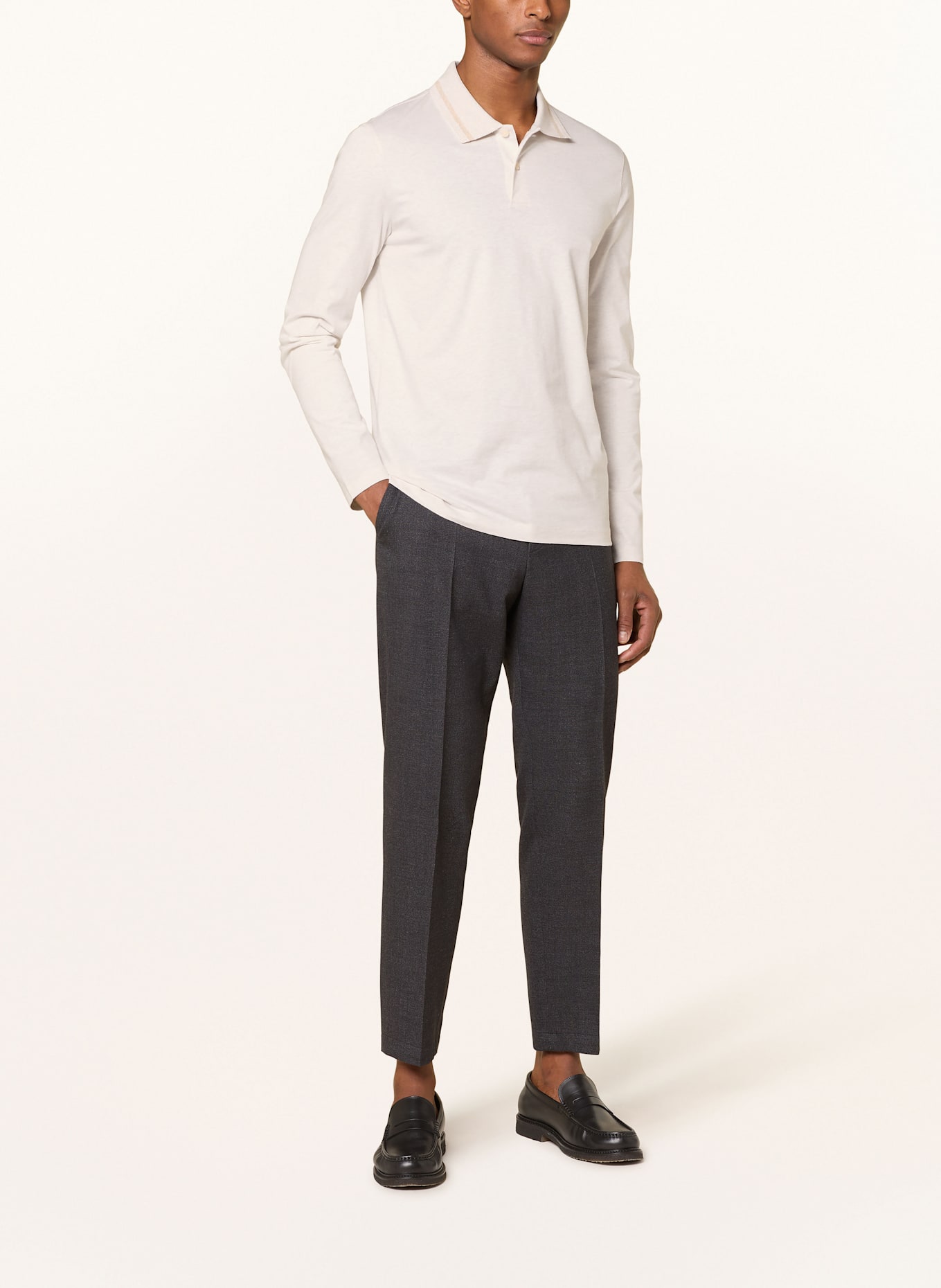 BOSS Jersey-Poloshirt PITTMAN: BEIGE