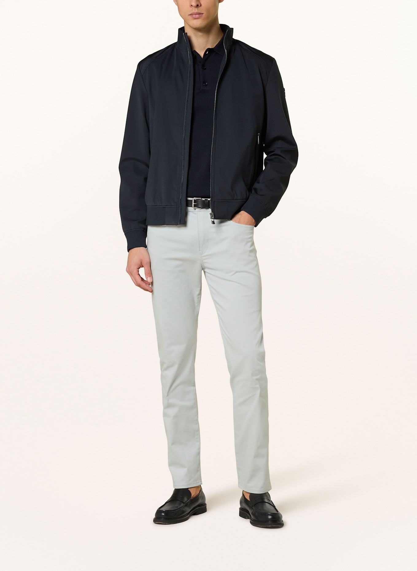 BOSS Pants DELAWARE slim fit: LIGHT GRAY