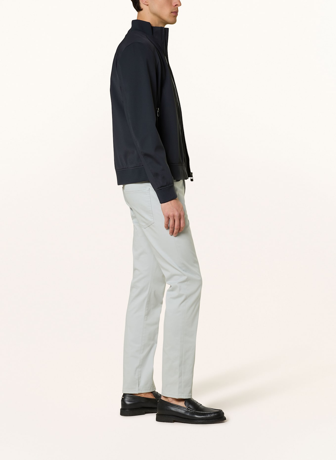 BOSS Pants DELAWARE slim fit: LIGHT GRAY