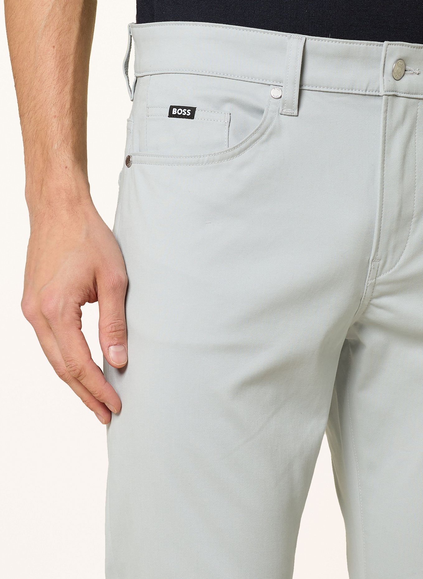 BOSS Pants DELAWARE slim fit: LIGHT GRAY
