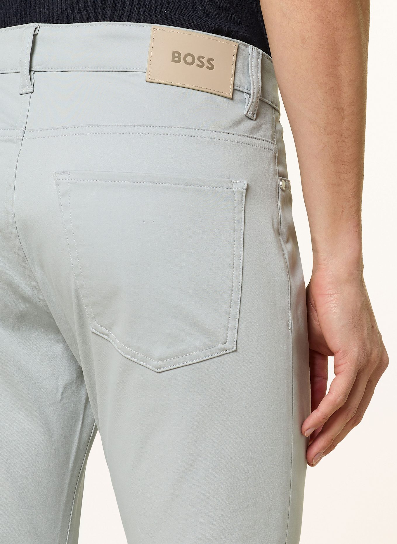 BOSS Pants DELAWARE slim fit: LIGHT GRAY