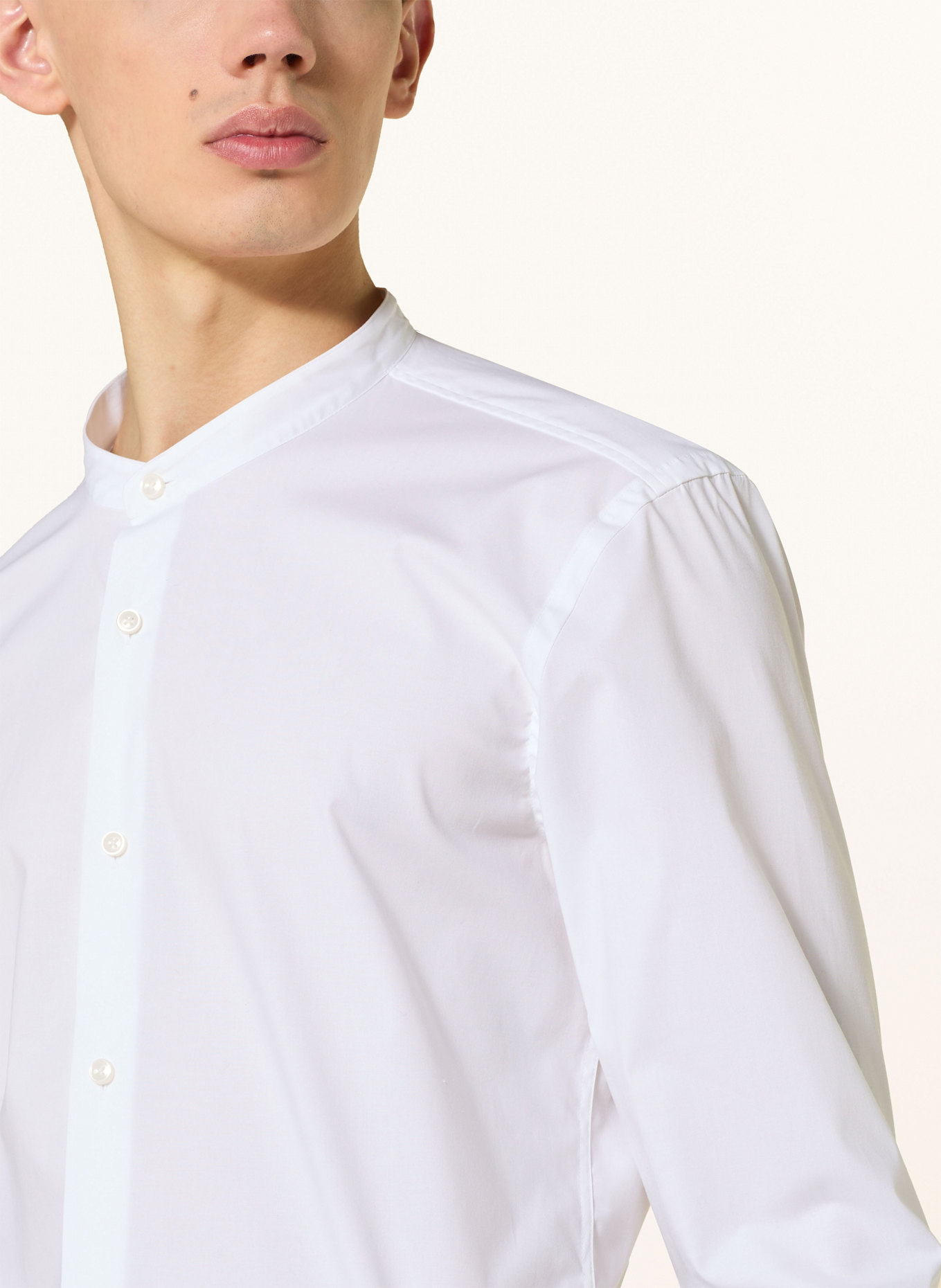BOSS Hemd H-HANK Slim Fit: WEISS