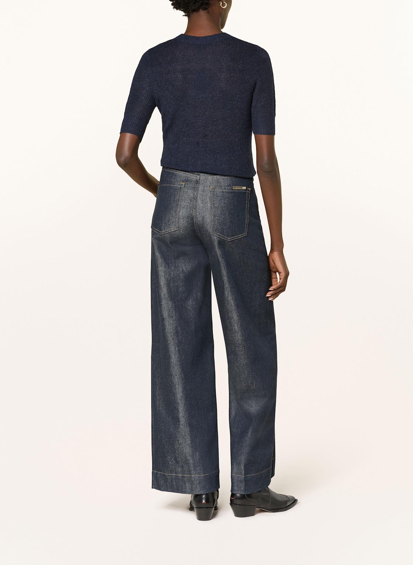 BOSS Strickshirt FUSIONANA: DUNKELBLAU