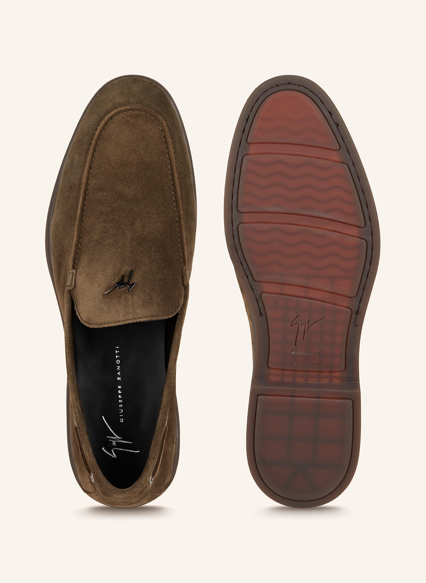 GIUSEPPE ZANOTTI DESIGN Loafer TAORMINA: KHAKI