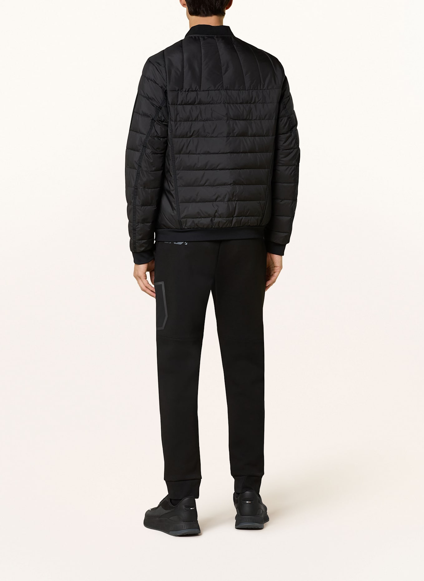 BOSS Steppjacke ORDOS: SCHWARZ