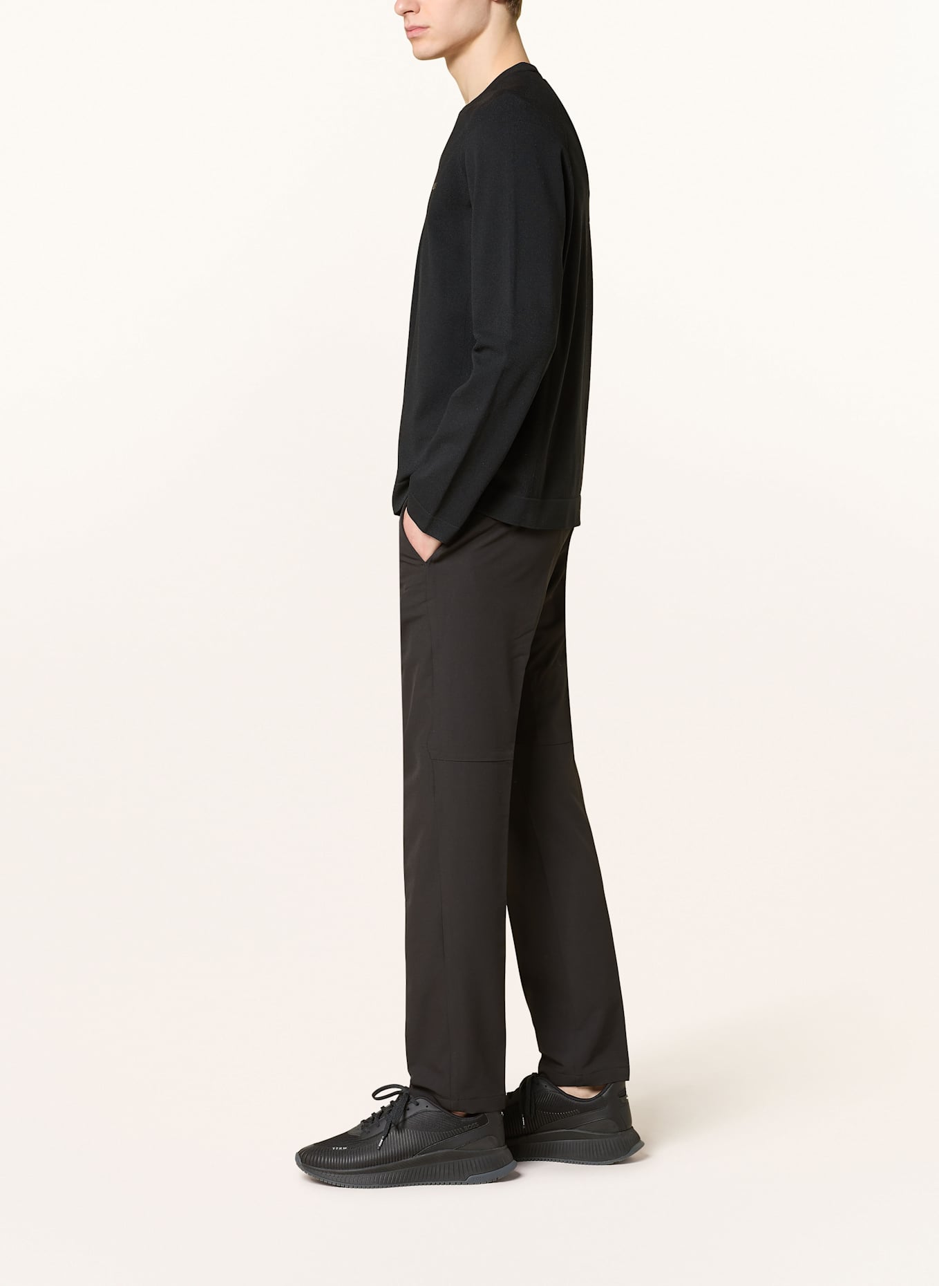 BOSS Chino COMMUTER Slim Fit: SCHWARZ