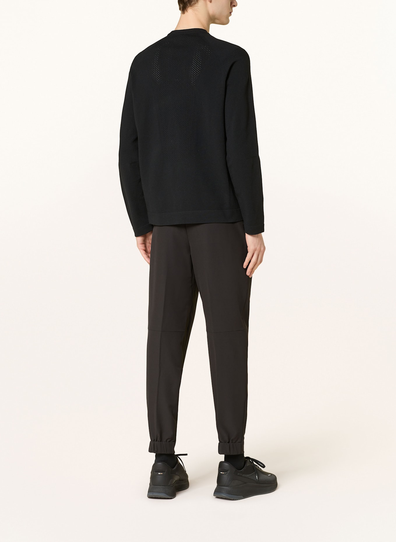 BOSS Chino FLEX Tapered Fit: SCHWARZ