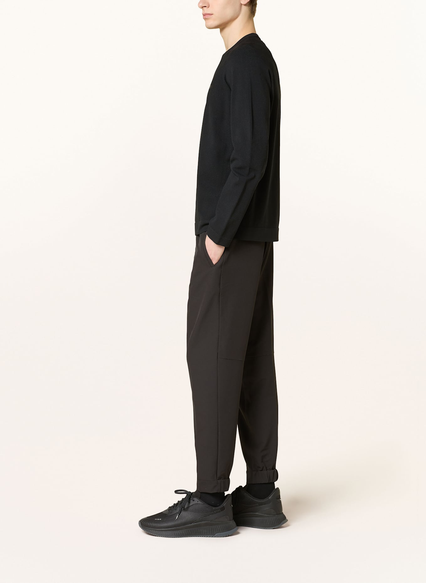 BOSS Chino FLEX Tapered Fit: SCHWARZ