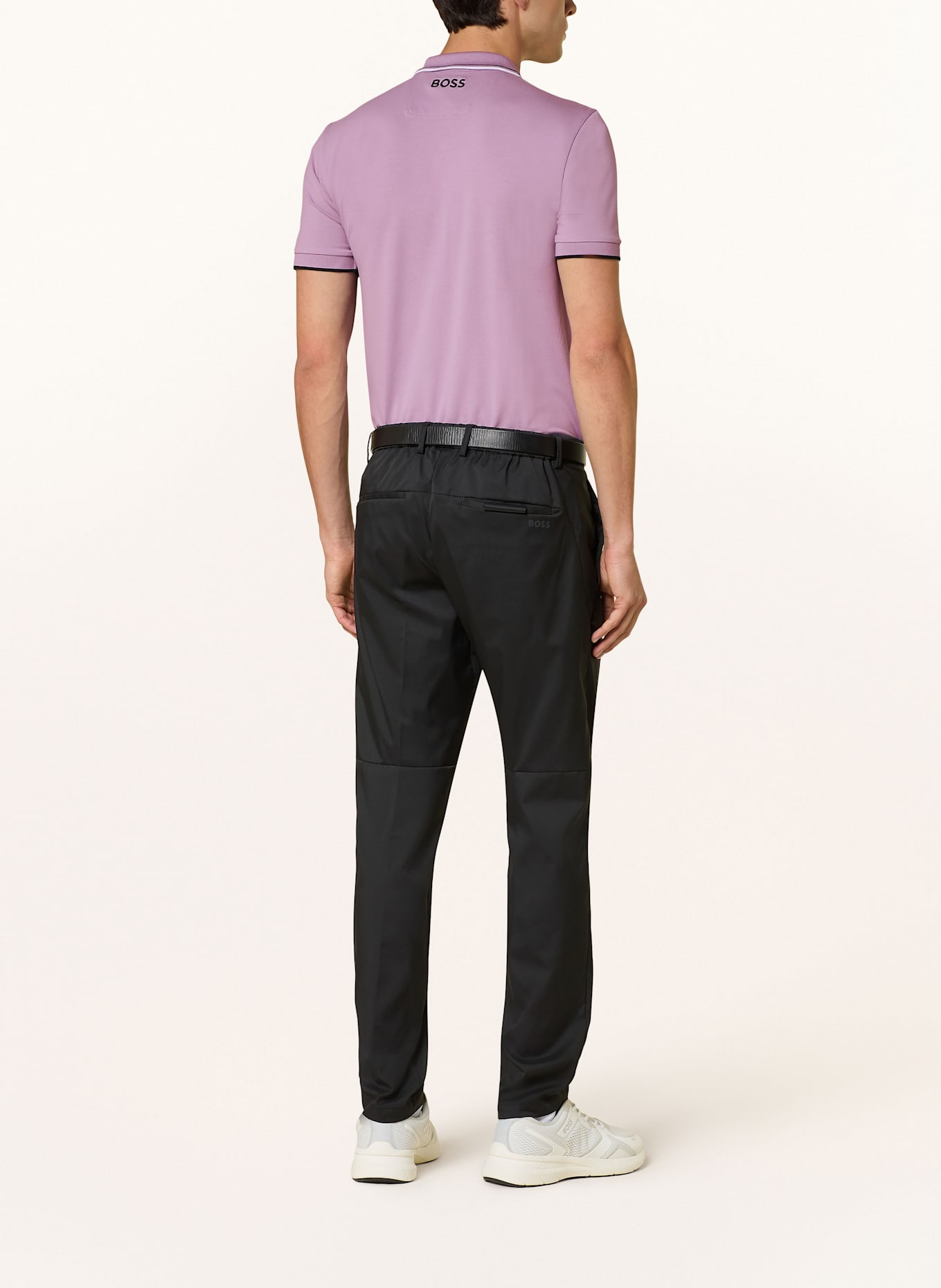 BOSS Funkční polokošile PADDY PRO: FIALOVÁ