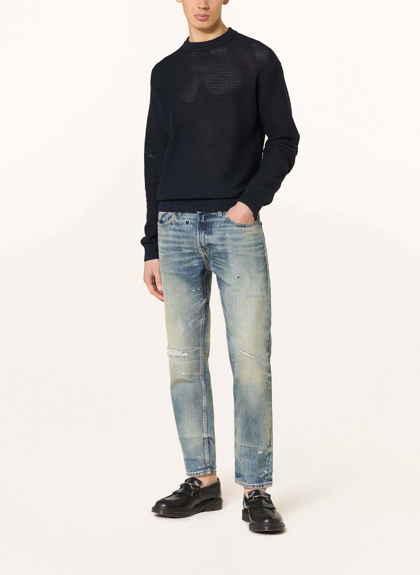 BOSS Pullover KORDINO: DUNKELBLAU
