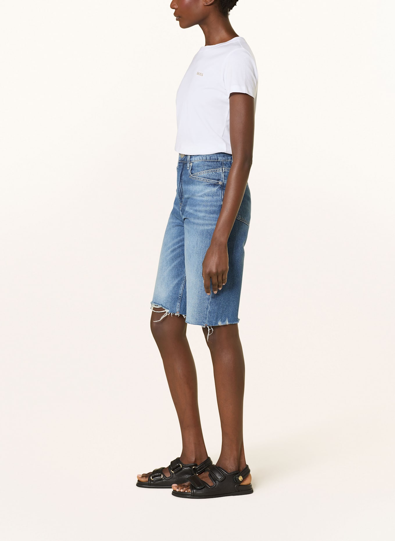 BOSS Jeansshorts C_DENIM: 431 BRIGHT BLUE