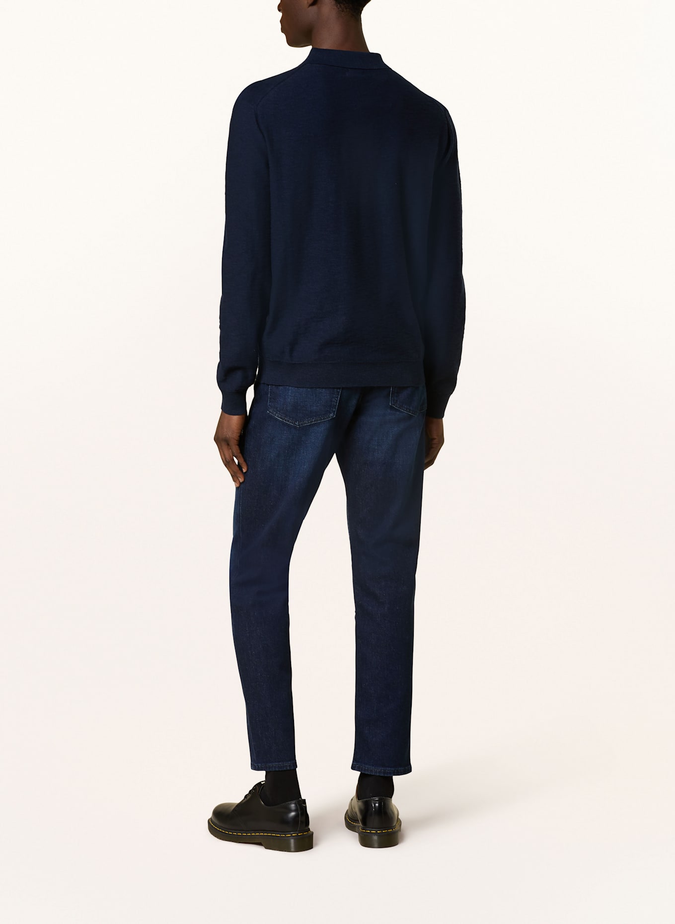 BOSS ONYX slim tapered fit jeans: 406 DARK BLUE
