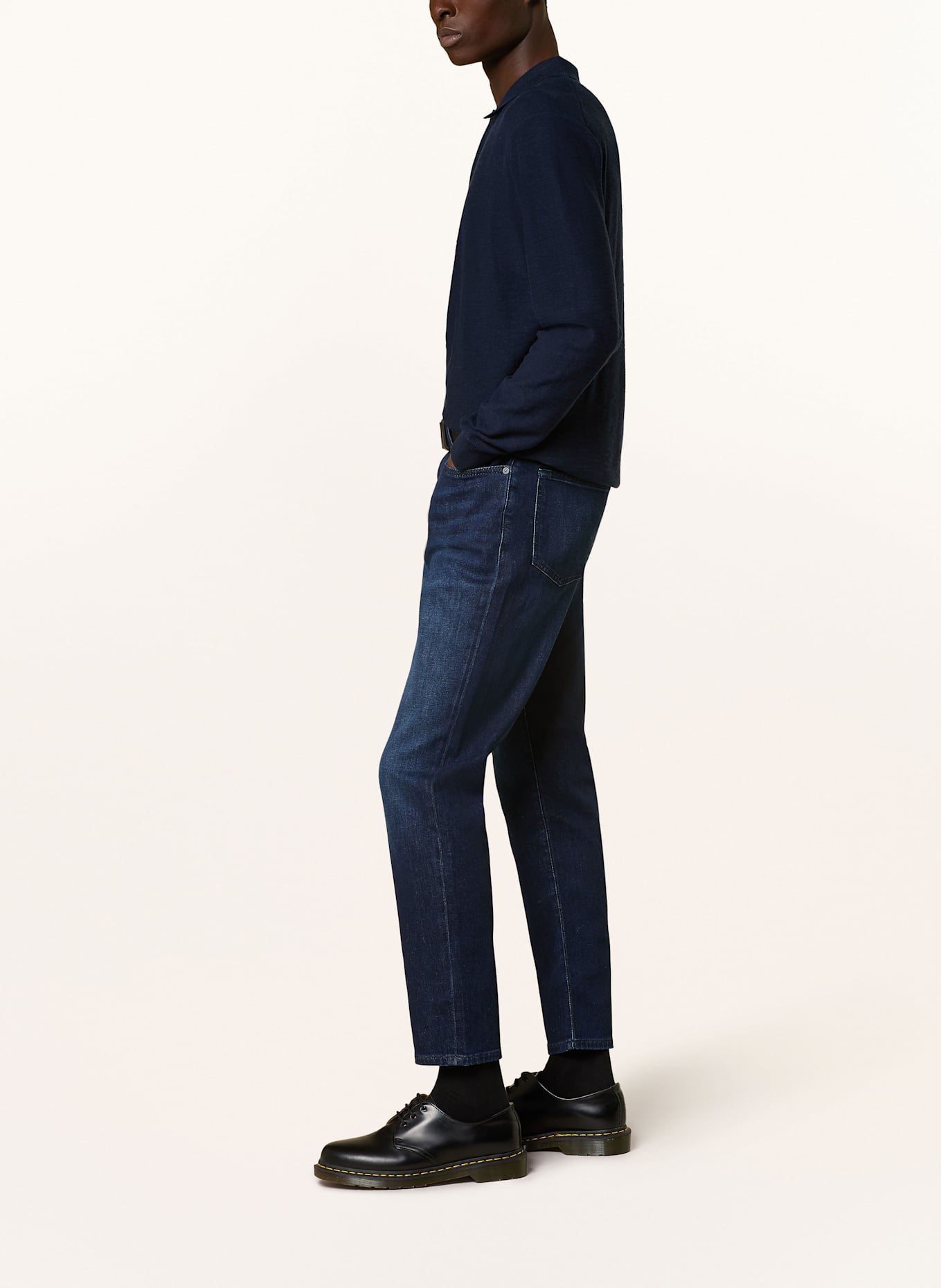 BOSS ONYX slim tapered fit jeans: 406 DARK BLUE