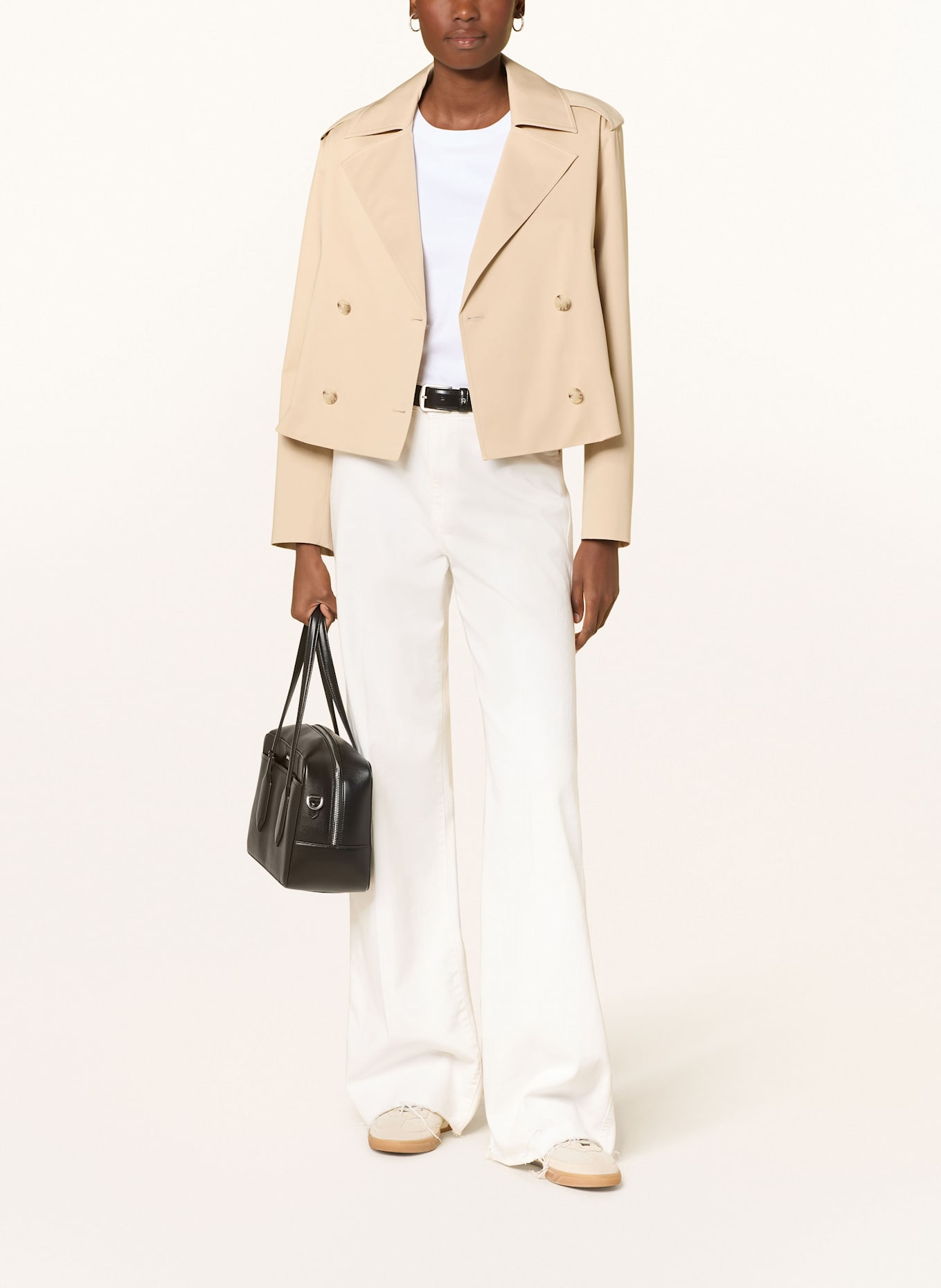 BOSS Cropped-Trenchcoat CROPTRENCH: BEIGE