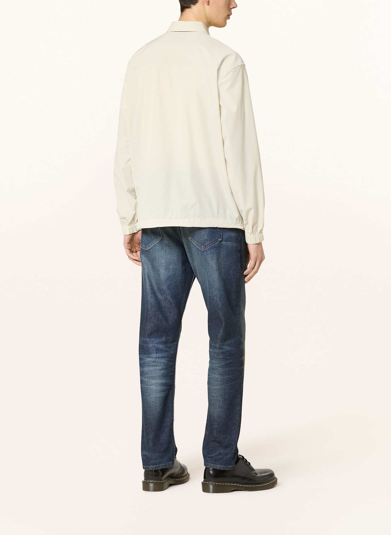 BOSS Overshirt LESTIAN_M: ECRU