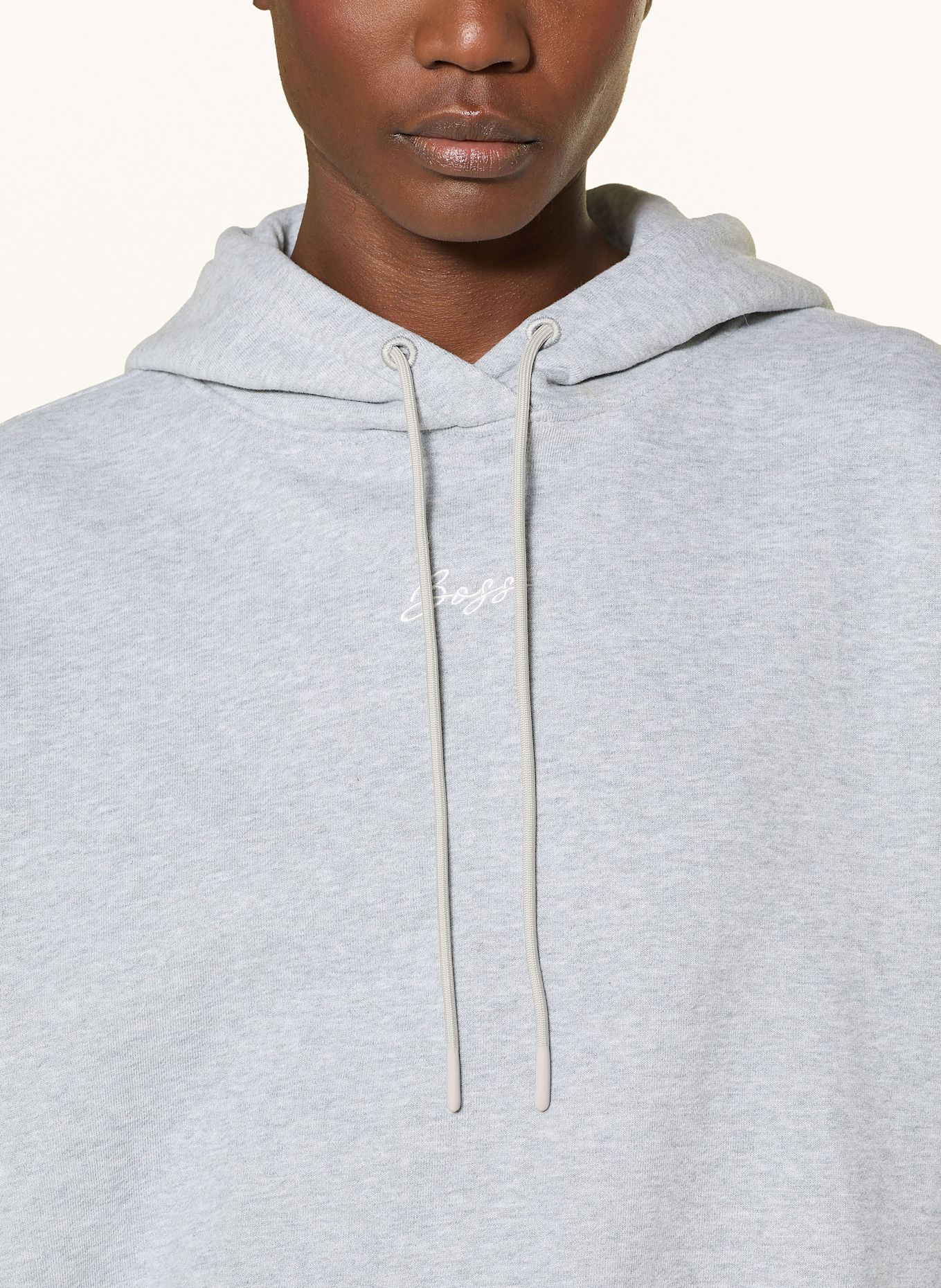 BOSS Hoodie EHOODY: HELLGRAU