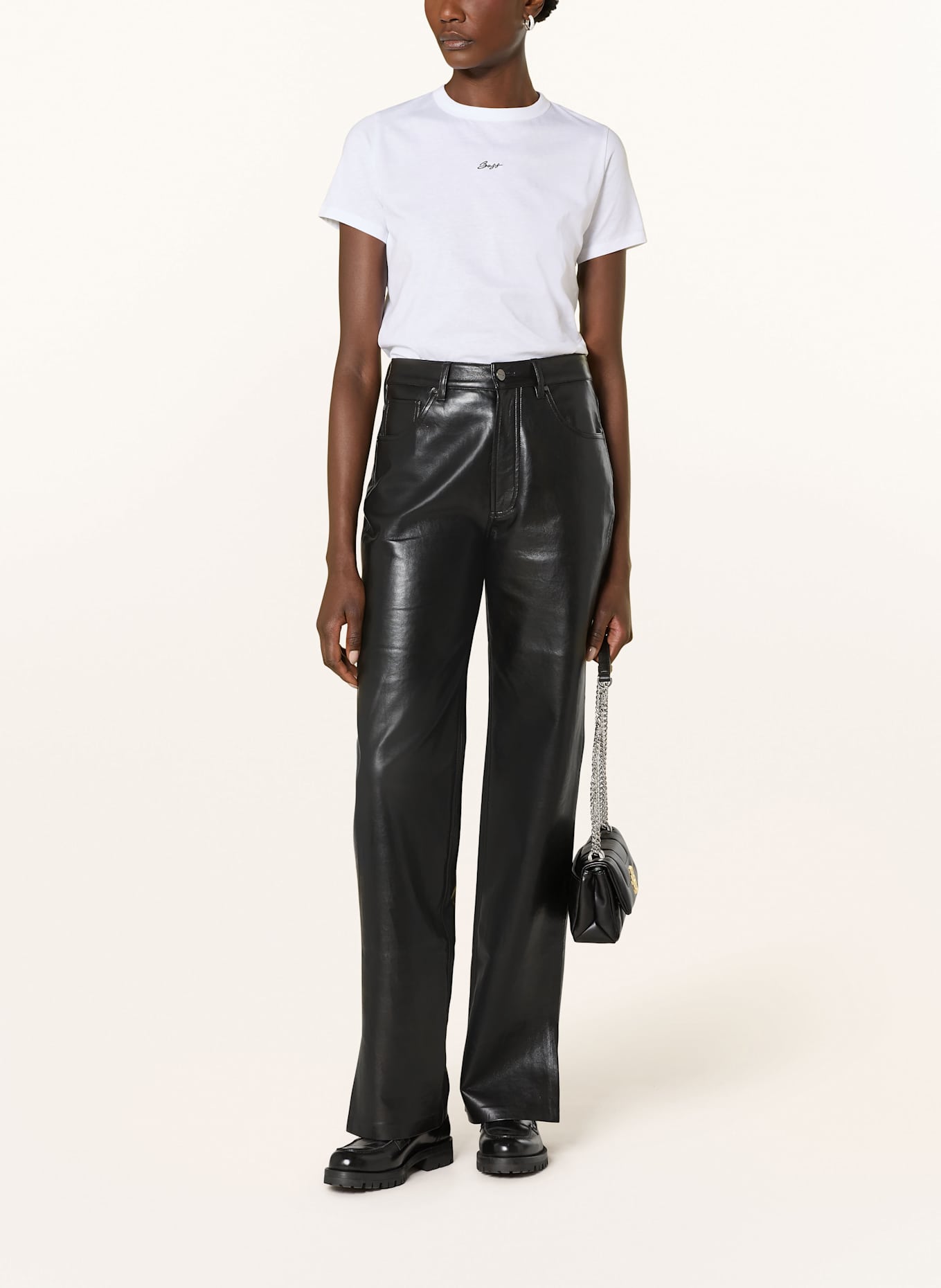 BOSS T-Shirt ELOGO: WEISS