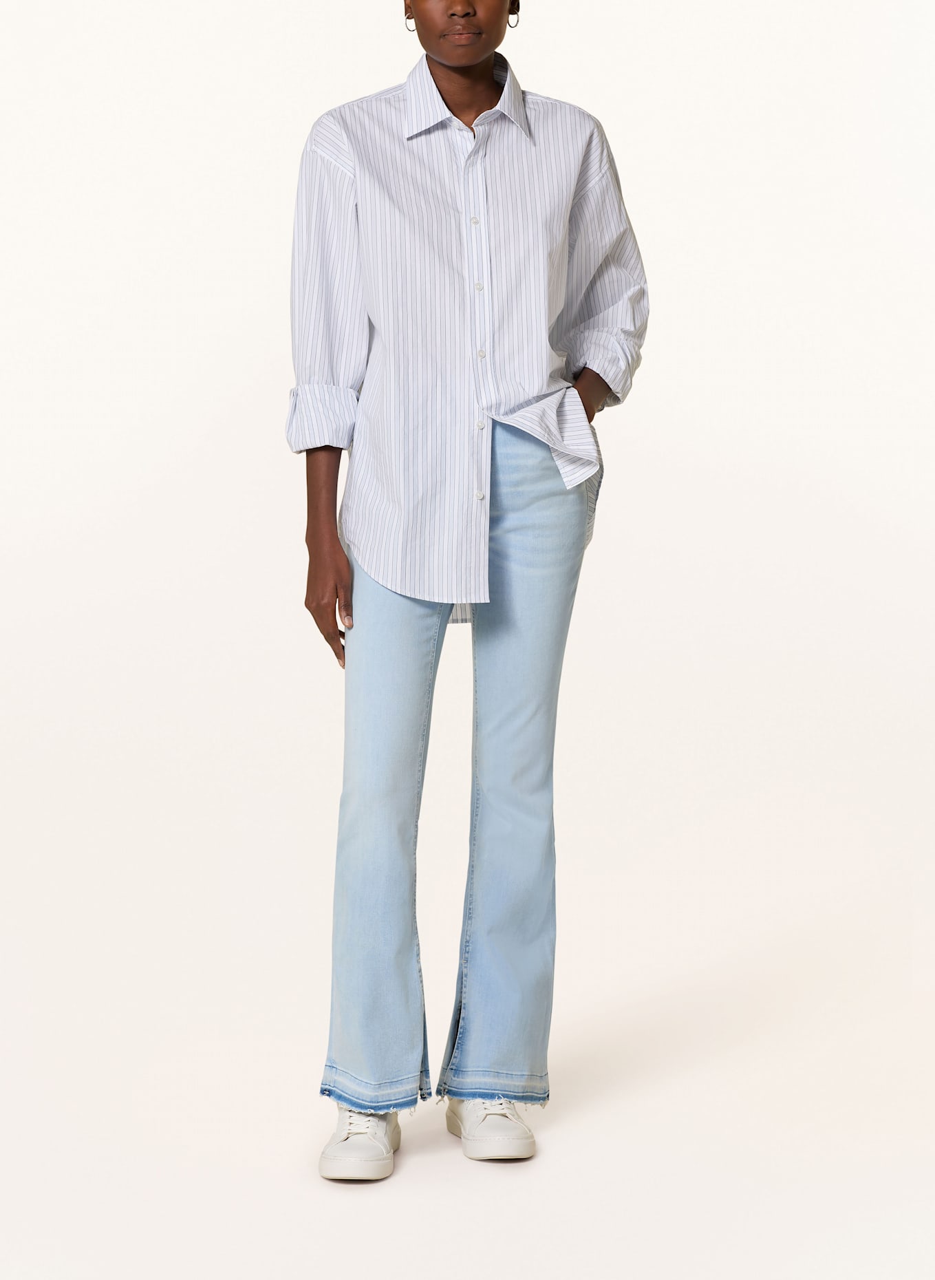 BOSS Bootcut Jeans THE ROSA: 432 BRIGHT BLUE