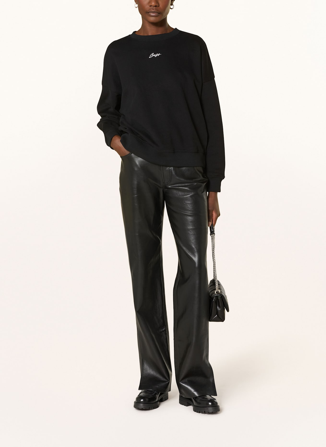 BOSS Sweatshirt ESWEATY: SCHWARZ