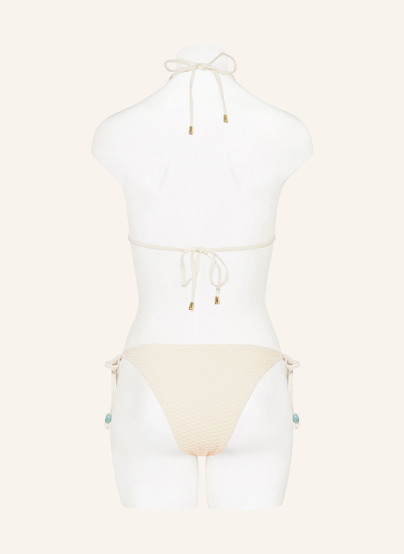 MRS & HUGS Triangel-Bikini-Hose: CREME