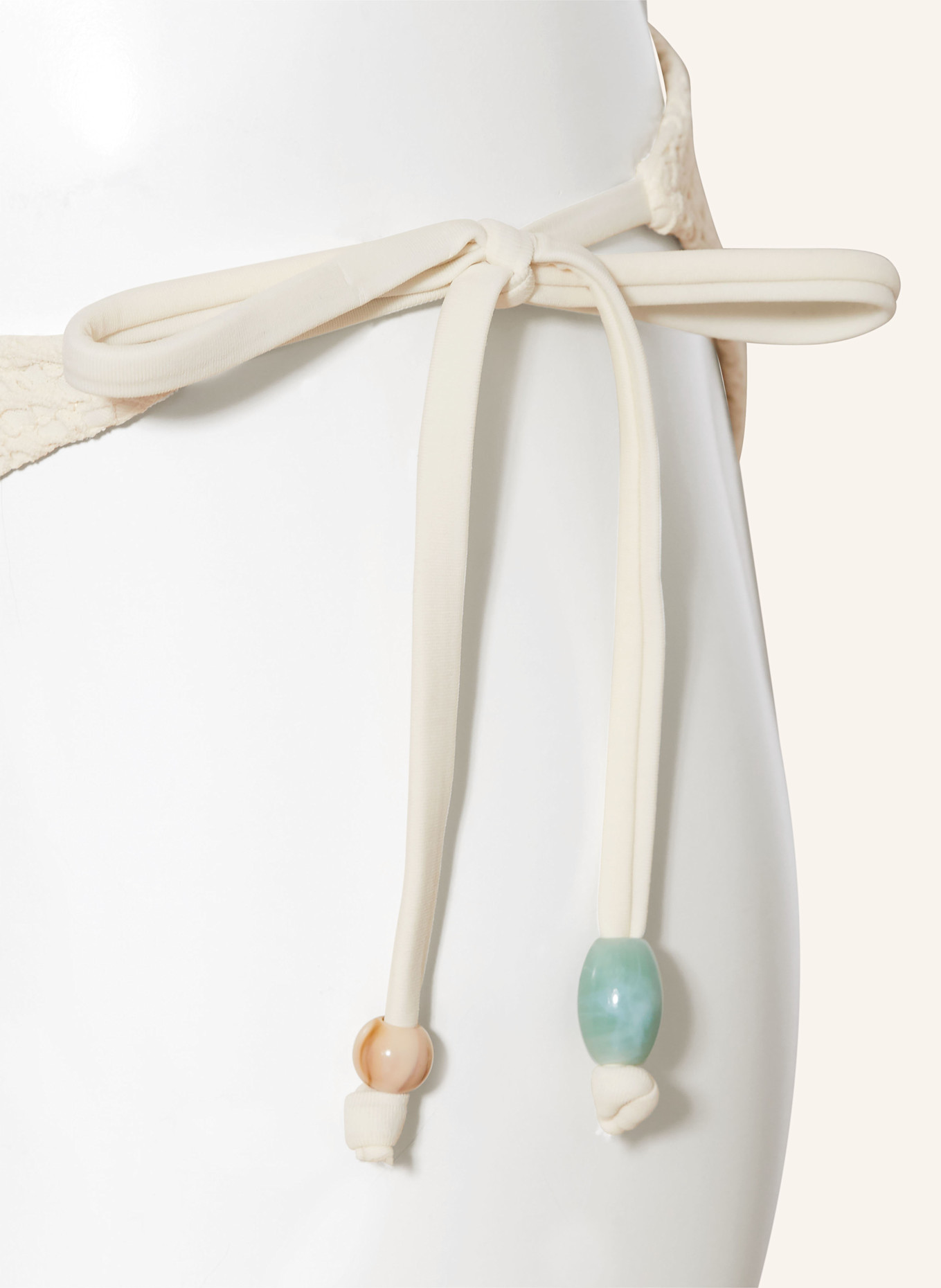 MRS & HUGS Triangel-Bikini-Hose: CREME