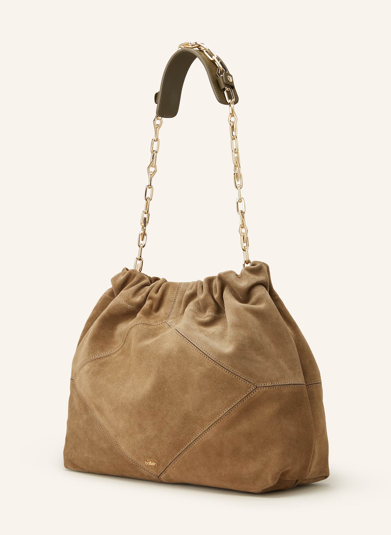 ba&sh Schultertasche JUNE M: KHAKI