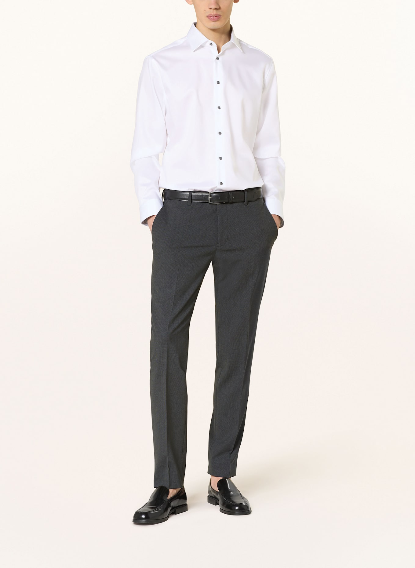 seidensticker Shirt shaped fit: WHITE