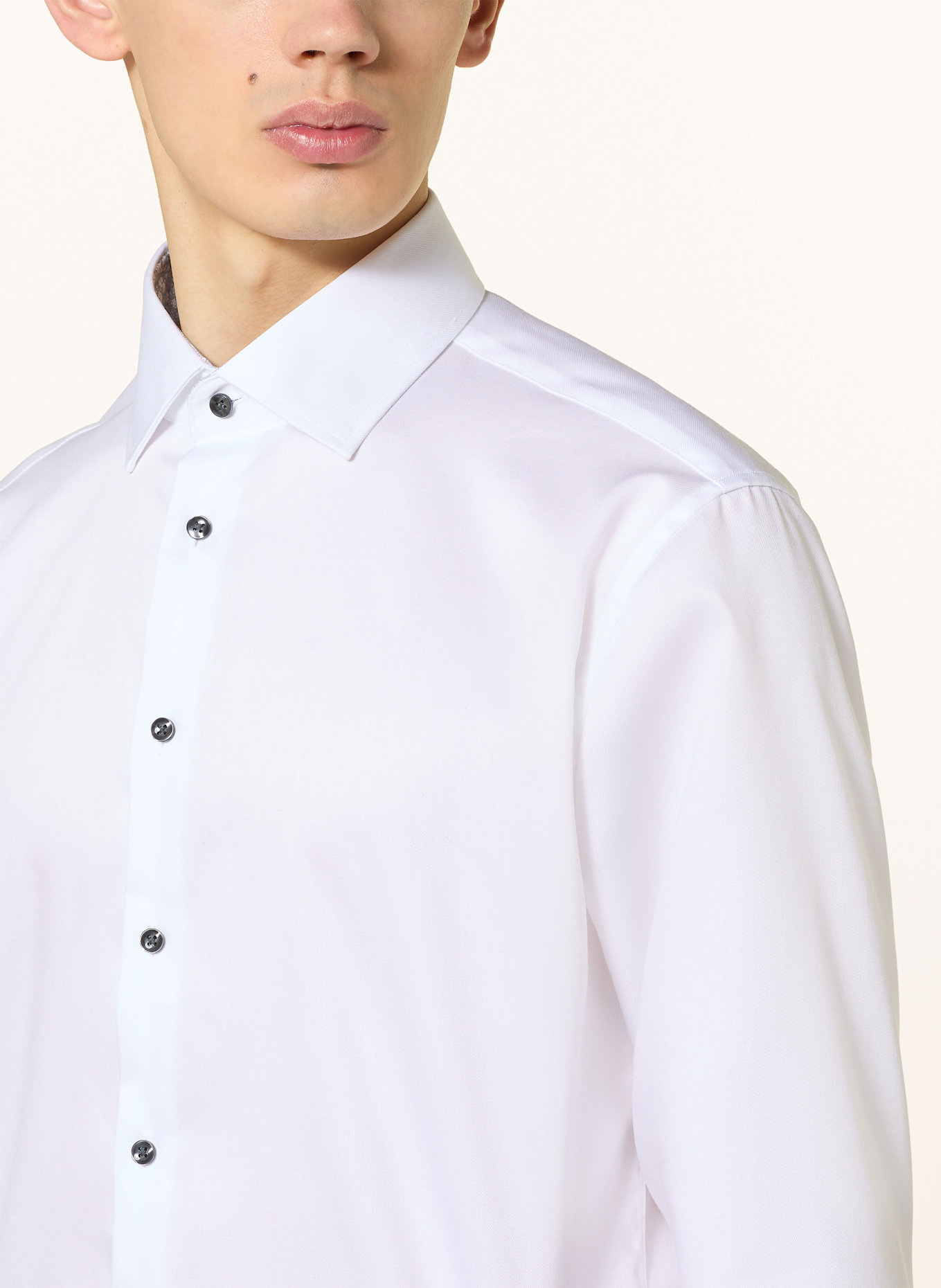 seidensticker Shirt shaped fit: WHITE
