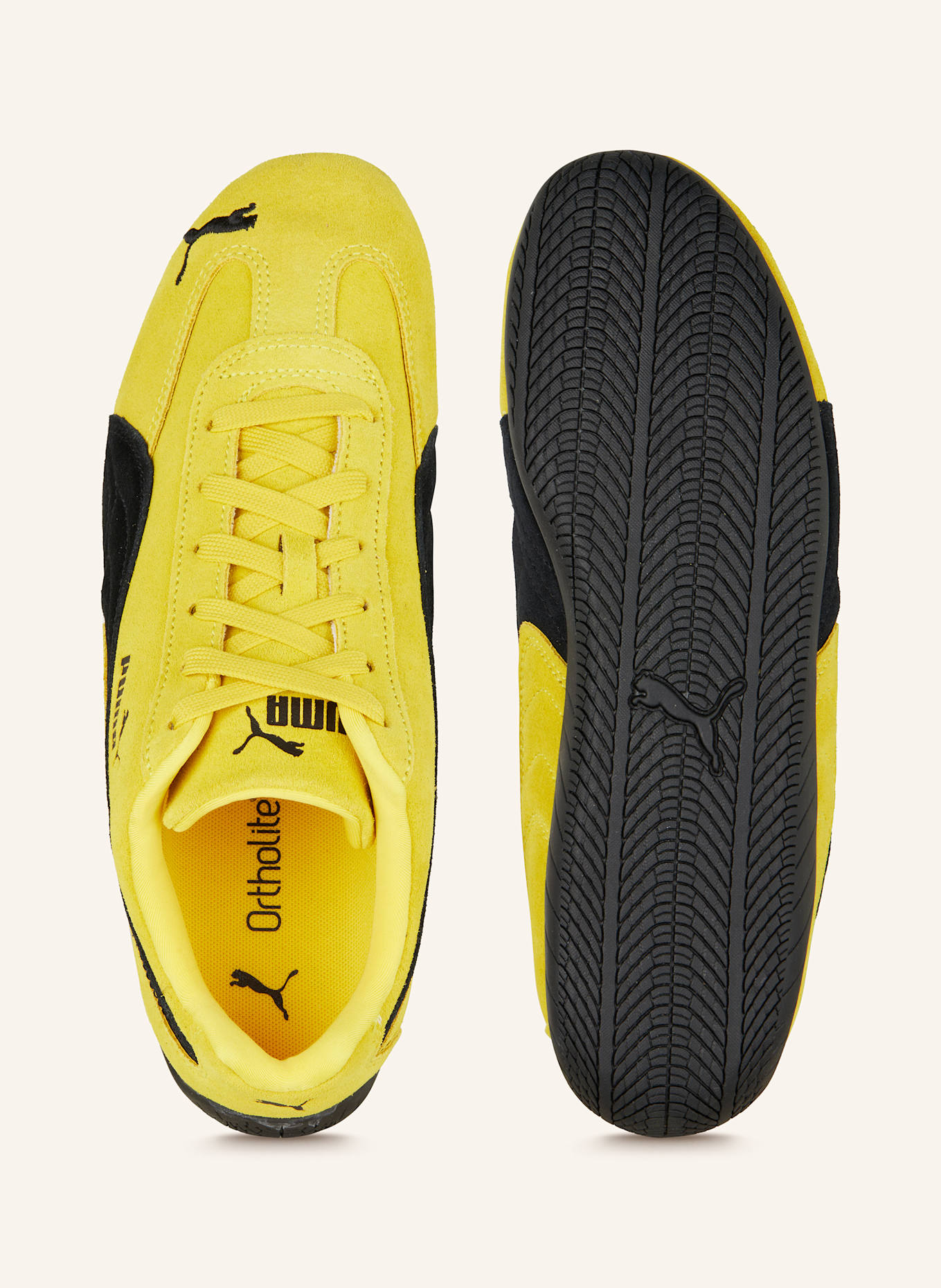 PUMA Sneaker SPEEDCAT OG: DUNKELGELB/ SCHWARZ