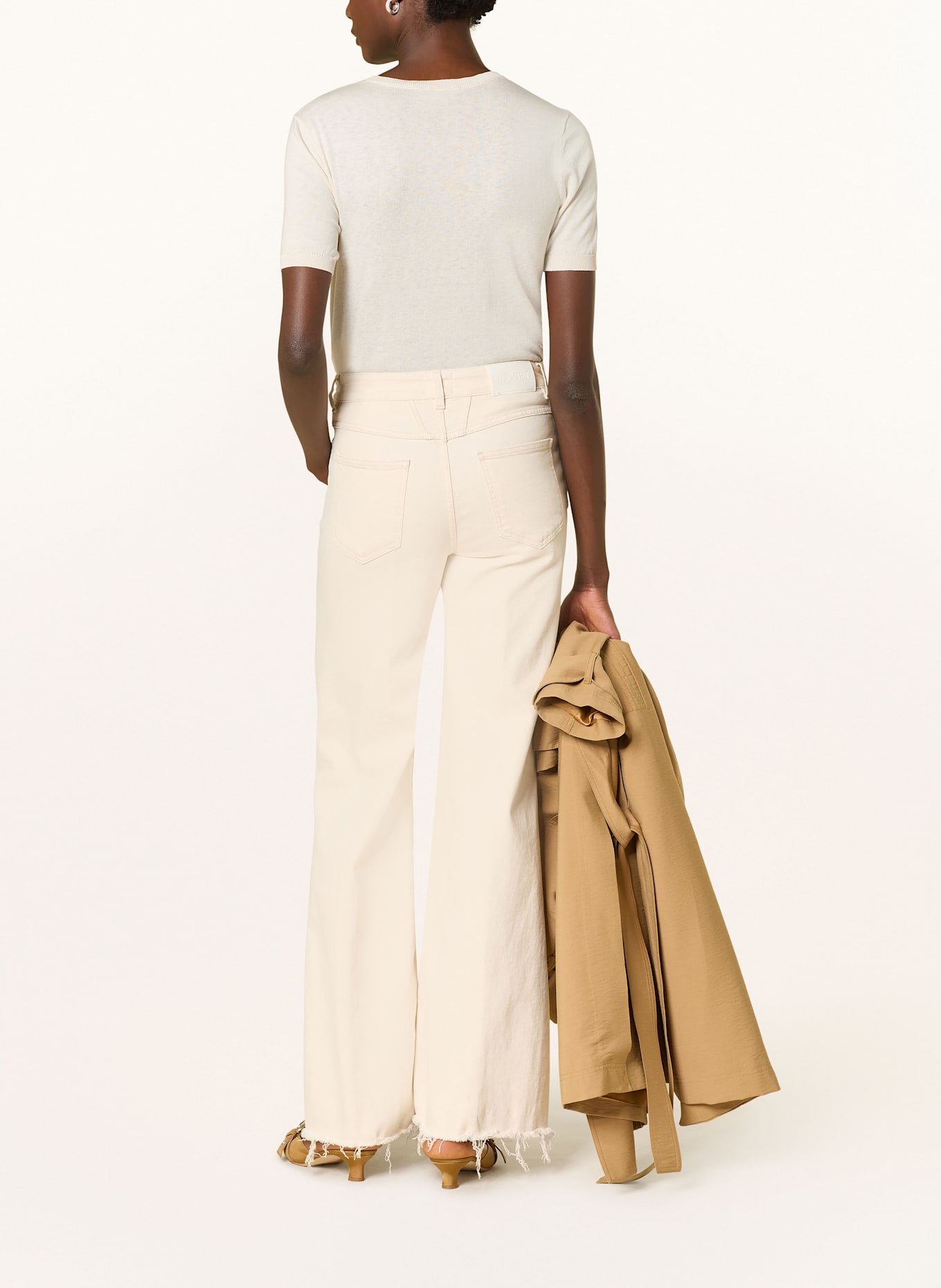CLOSED Wide Leg Jeans GLOW-UP: 218 IVORY