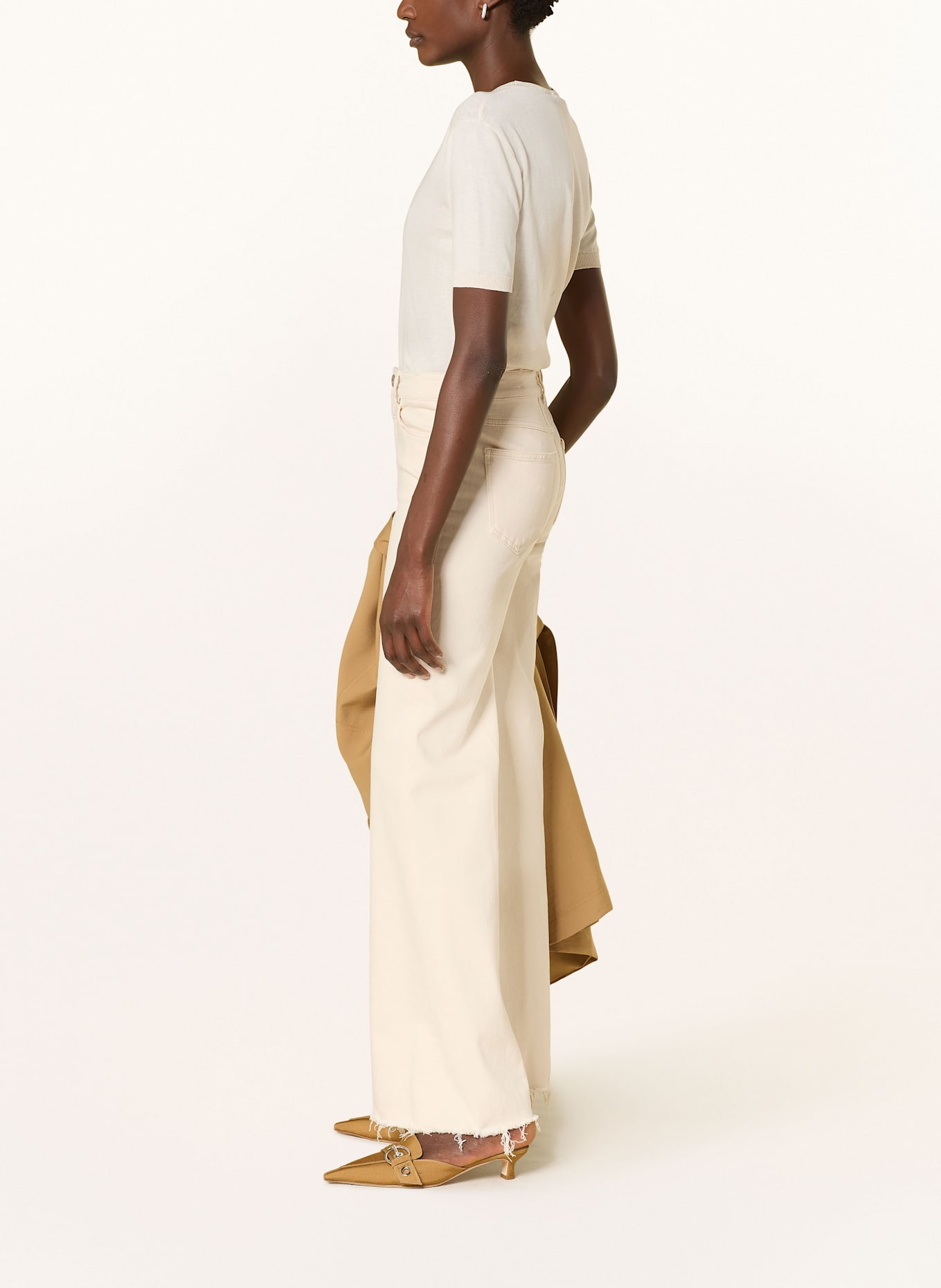 CLOSED Wide Leg Jeans GLOW-UP: 218 IVORY