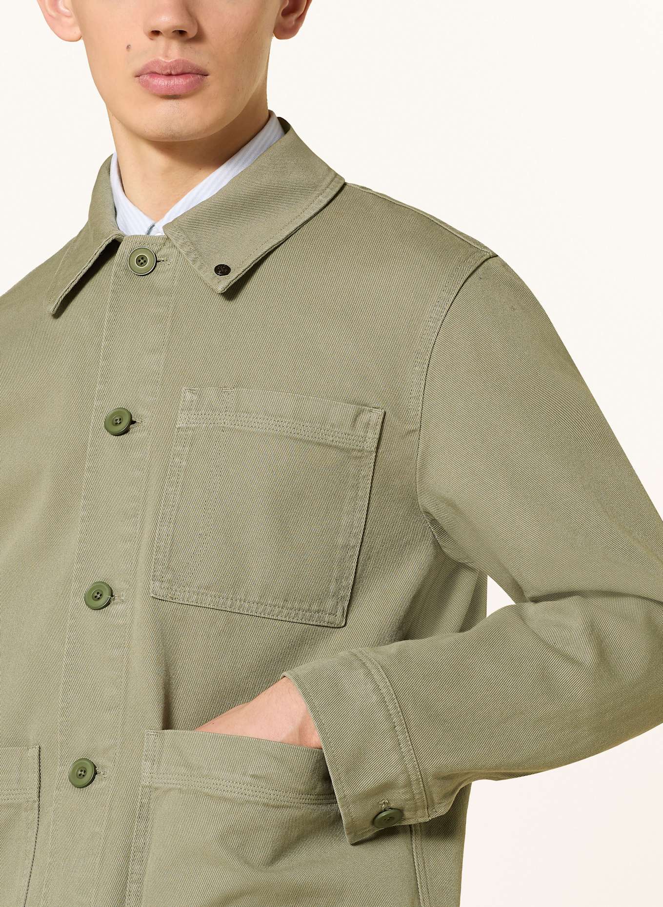CLOSED Overjacket Regular Fit: OLIV