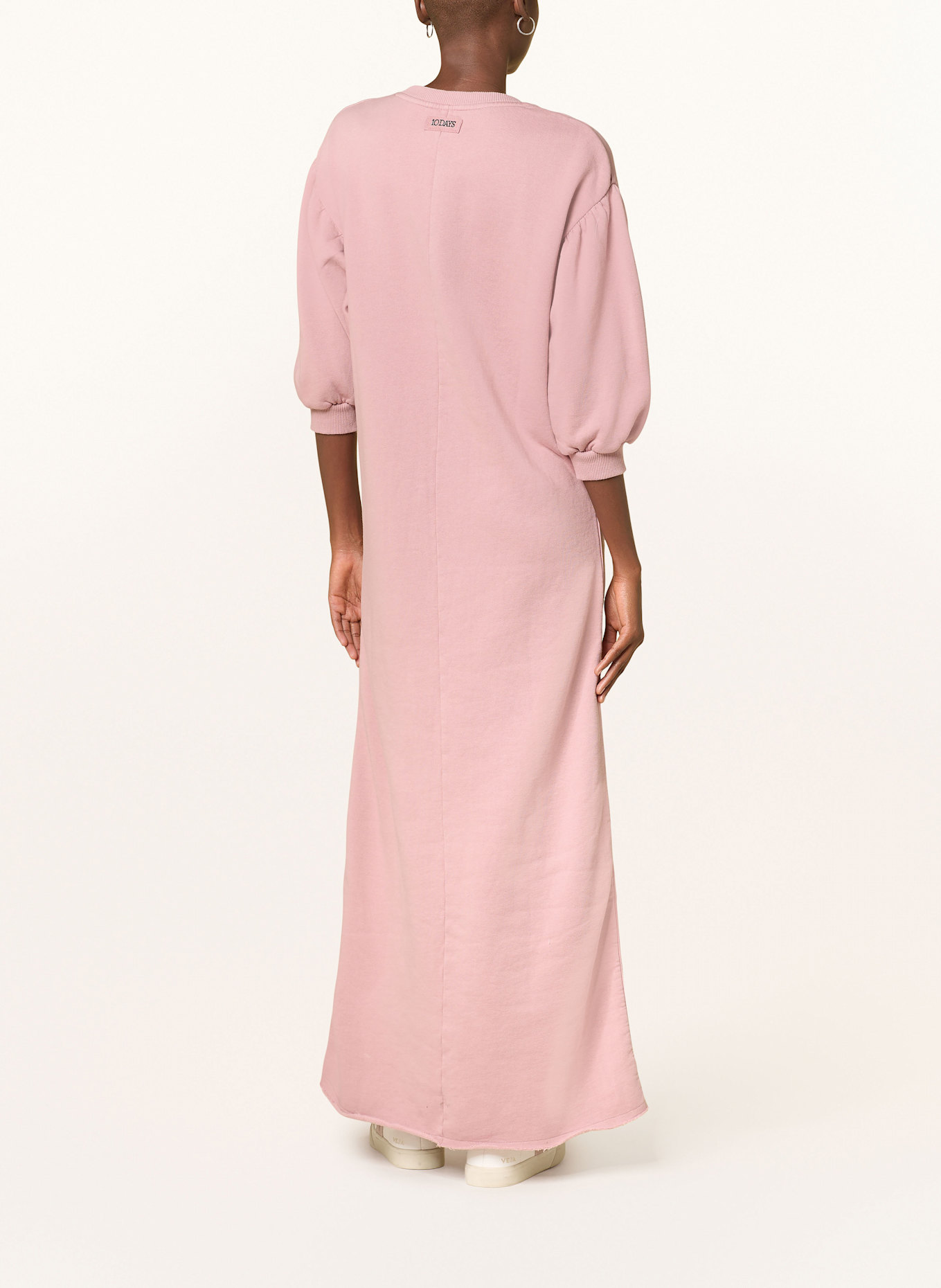 10DAYS Sweatkleid mit 3/4-Arm: ROSÉ