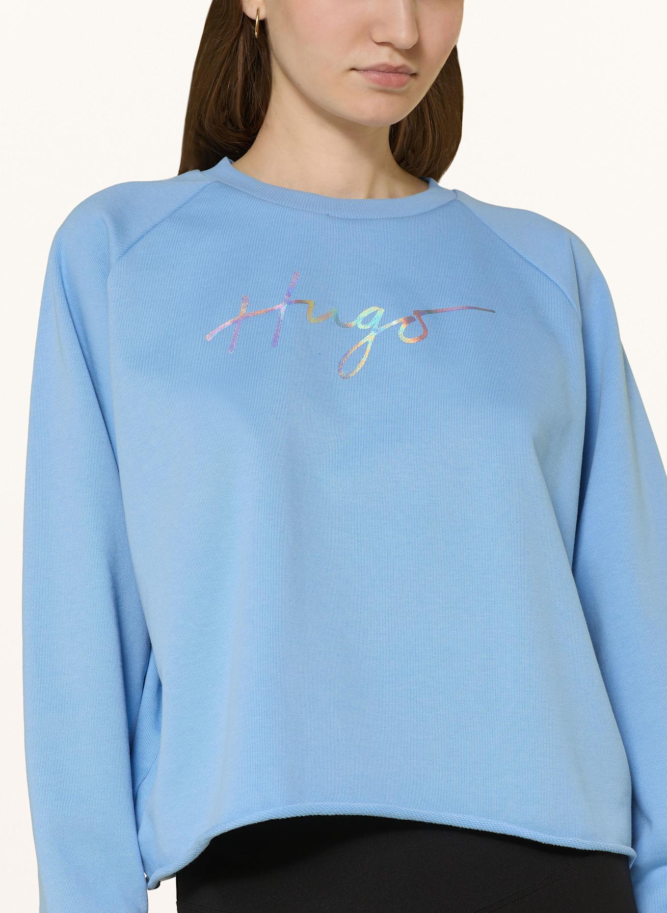 HUGO Sweat-shirt DARACE: BLEU