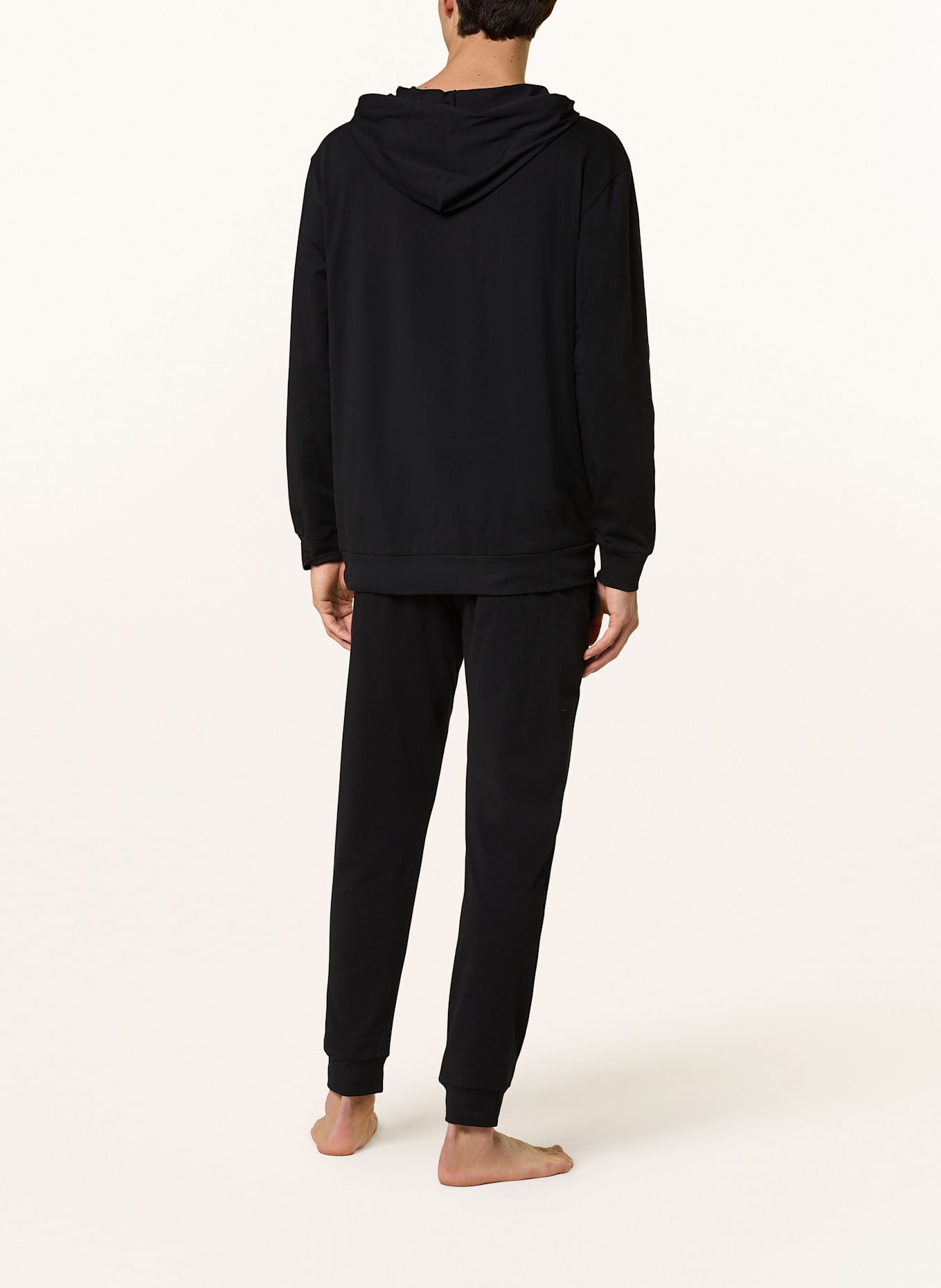 HUGO Schlafshirt LAZE: SCHWARZ